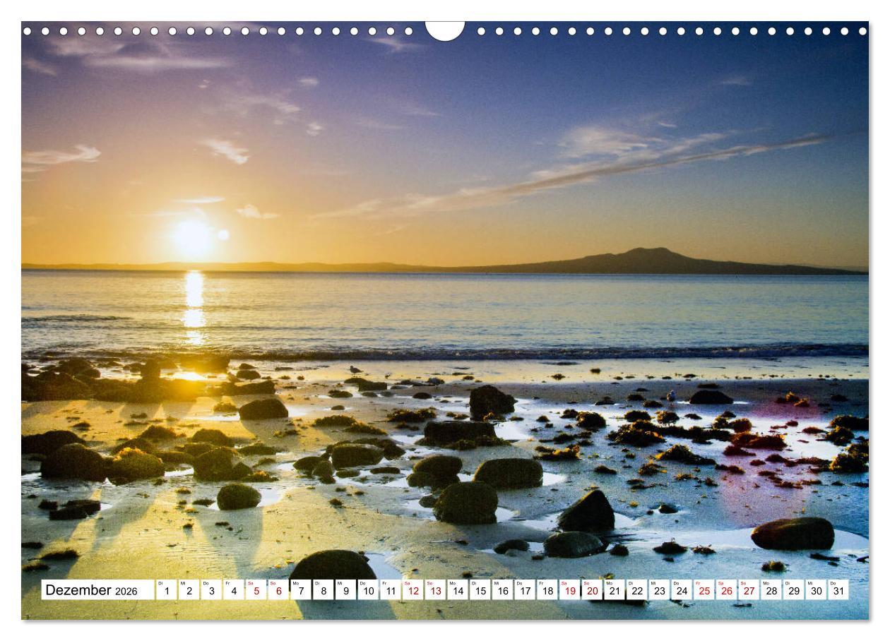 Beispielinhalt (Bild) Neuseeland - Die schönsten Orte am anderen Ende der Welt (Wandkalender 2026 DIN A3 quer), CALVENDO Monatskalender