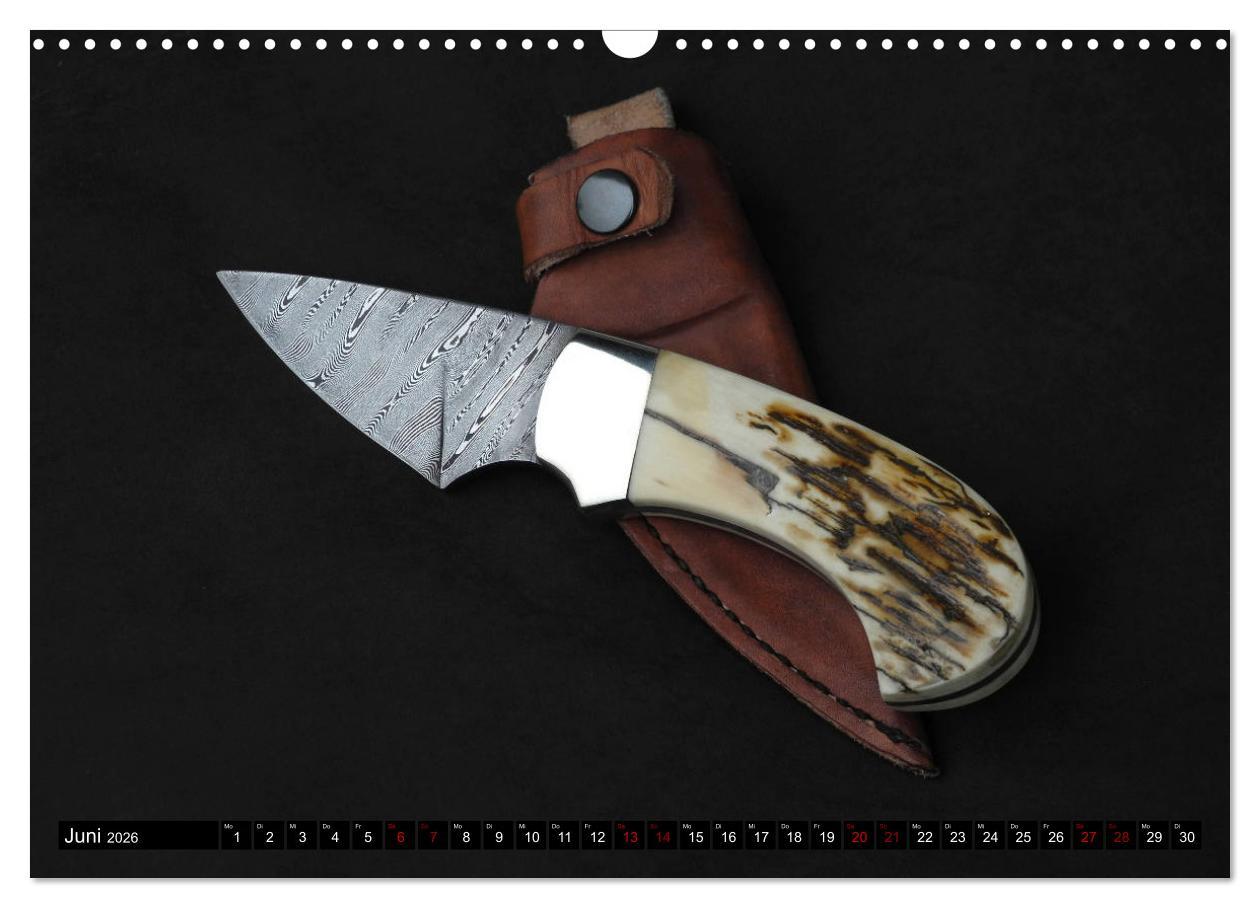 Beispielinhalt (Bild) Damaszener - Messerscharf (Wandkalender 2026 DIN A3 quer), CALVENDO Monatskalender