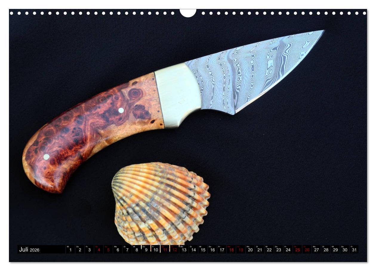 Beispielinhalt (Bild) Damaszener - Messerscharf (Wandkalender 2026 DIN A3 quer), CALVENDO Monatskalender