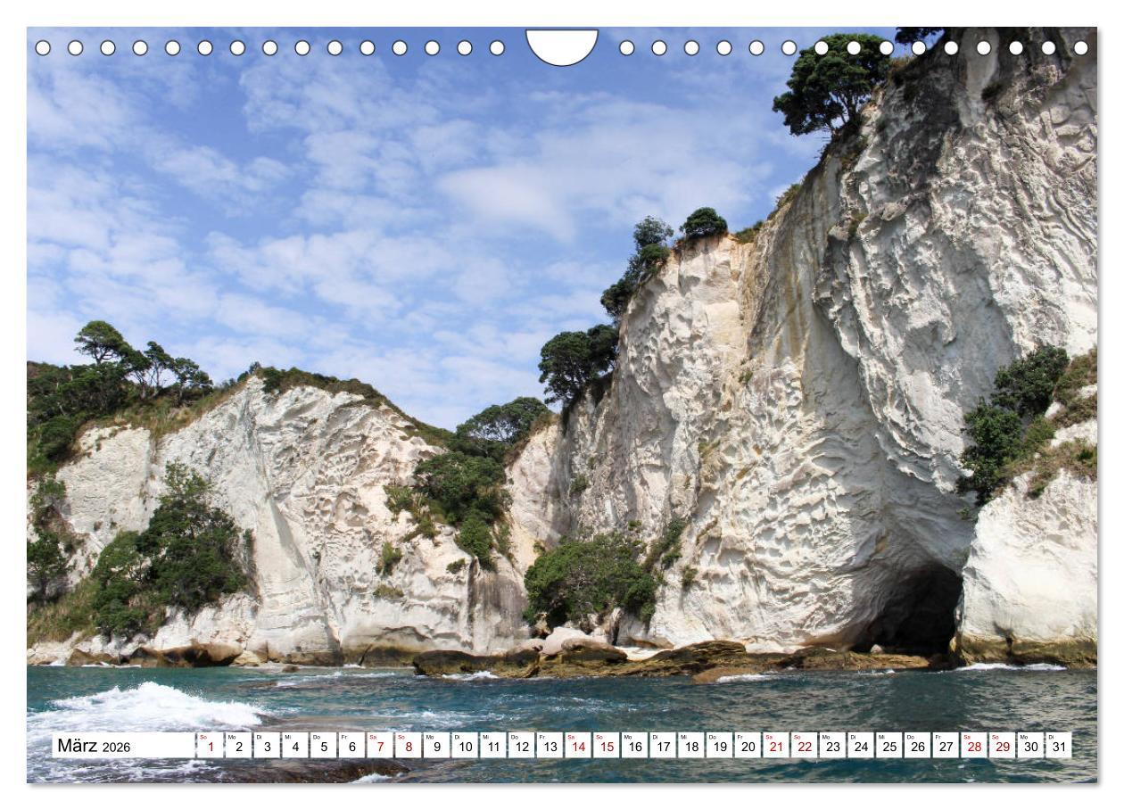 Beispielinhalt (Bild) Neuseeland - Die schönsten Orte am anderen Ende der Welt (Wandkalender 2026 DIN A4 quer), CALVENDO Monatskalender