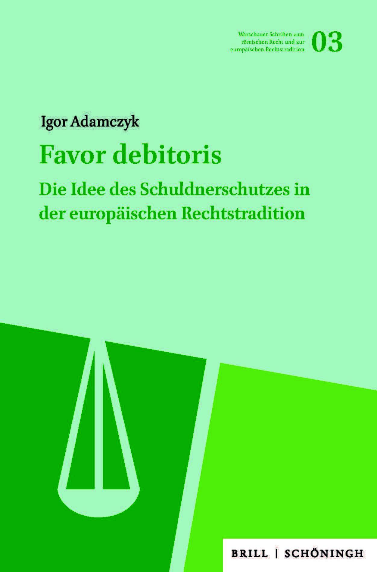 Vorderes Coverbild Favor debitoris