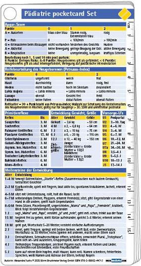Vorderes Coverbild Pädiatrie pocketcard Set
