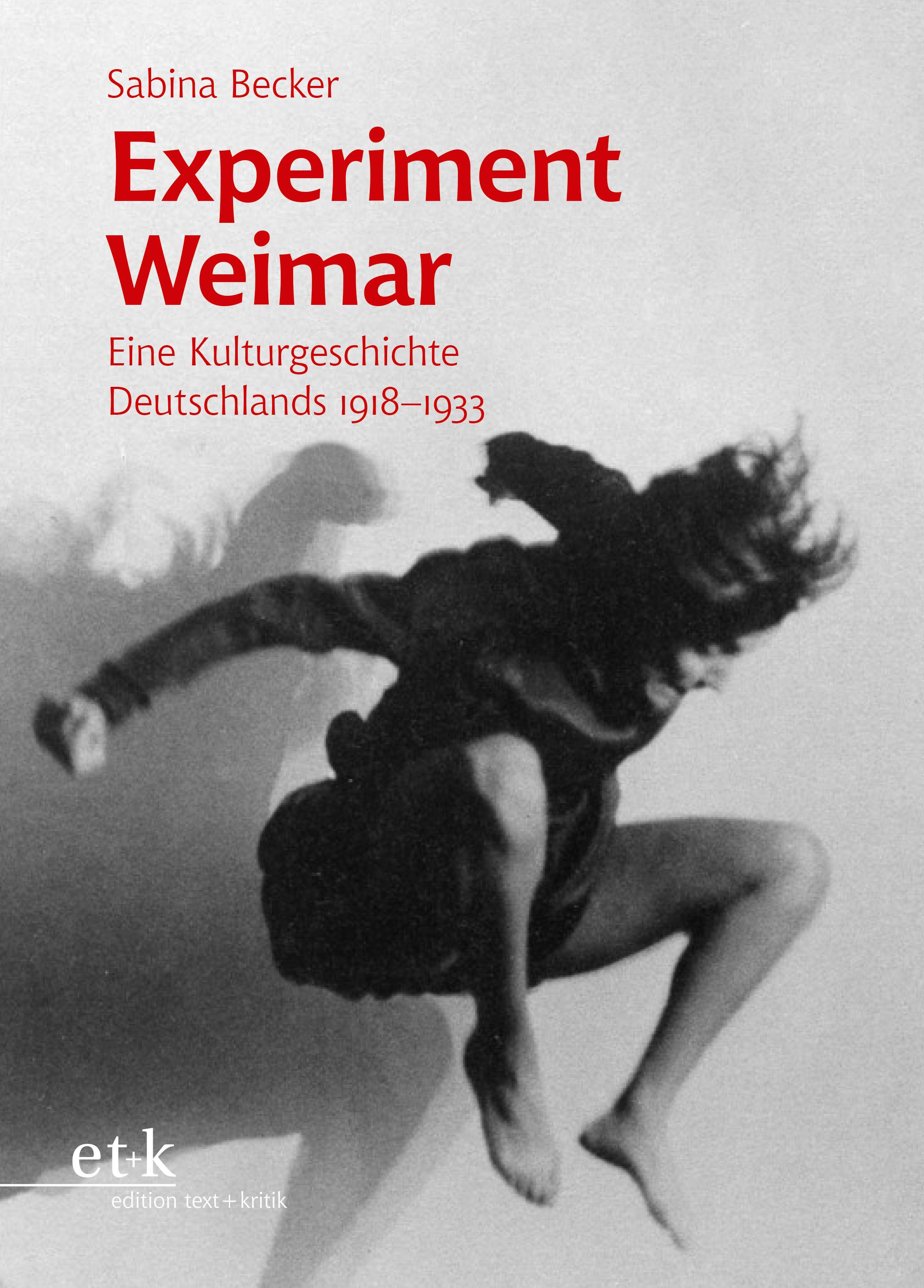 Vorderes Coverbild Experiment Weimar