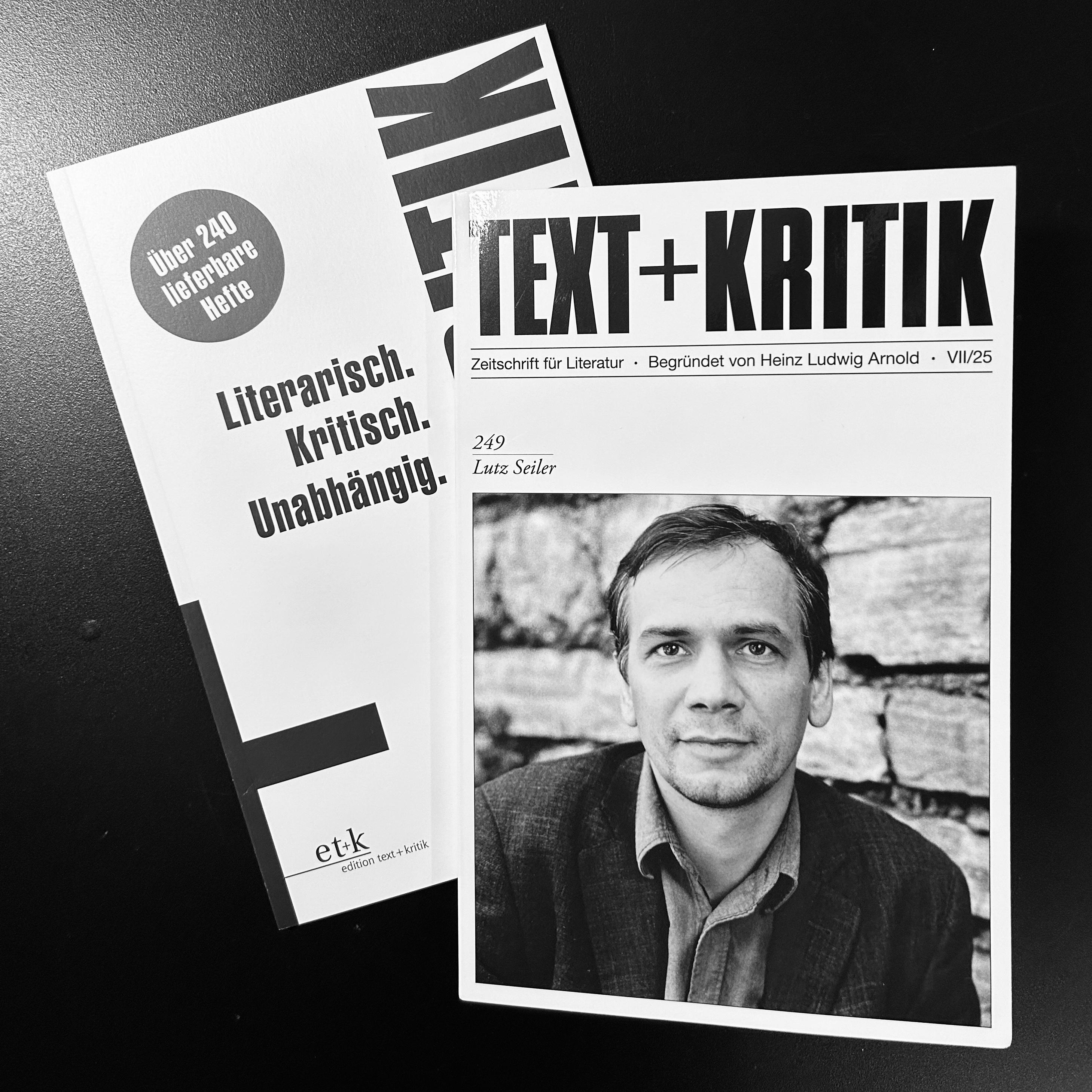 Beispielinhalt (Bild) Lutz Seiler