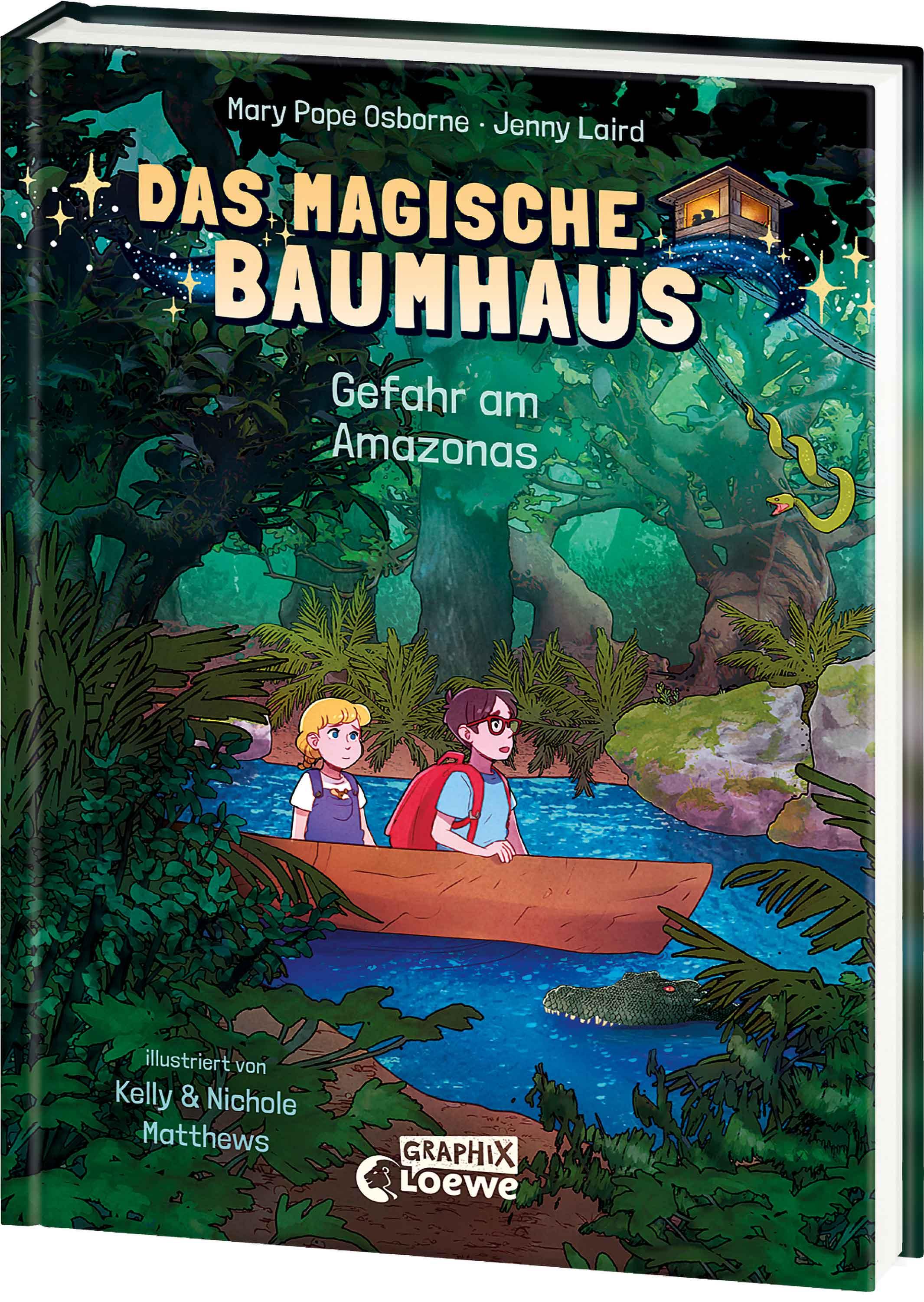 Vorderes Coverbild Das magische Baumhaus (Comic-Buchreihe, Band 6) - Gefahr am Amazonas