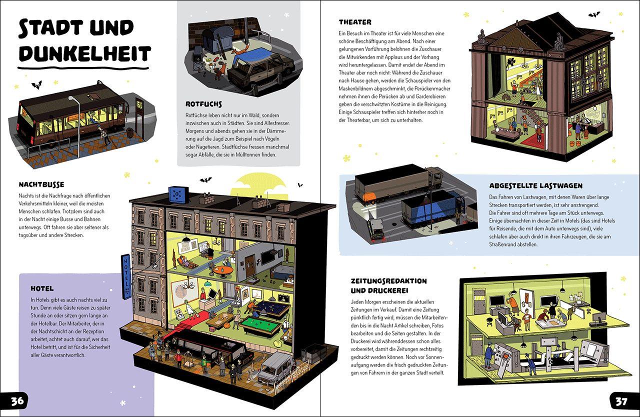 Beispielinhalt (Bild) Was geschieht im Dunkeln?