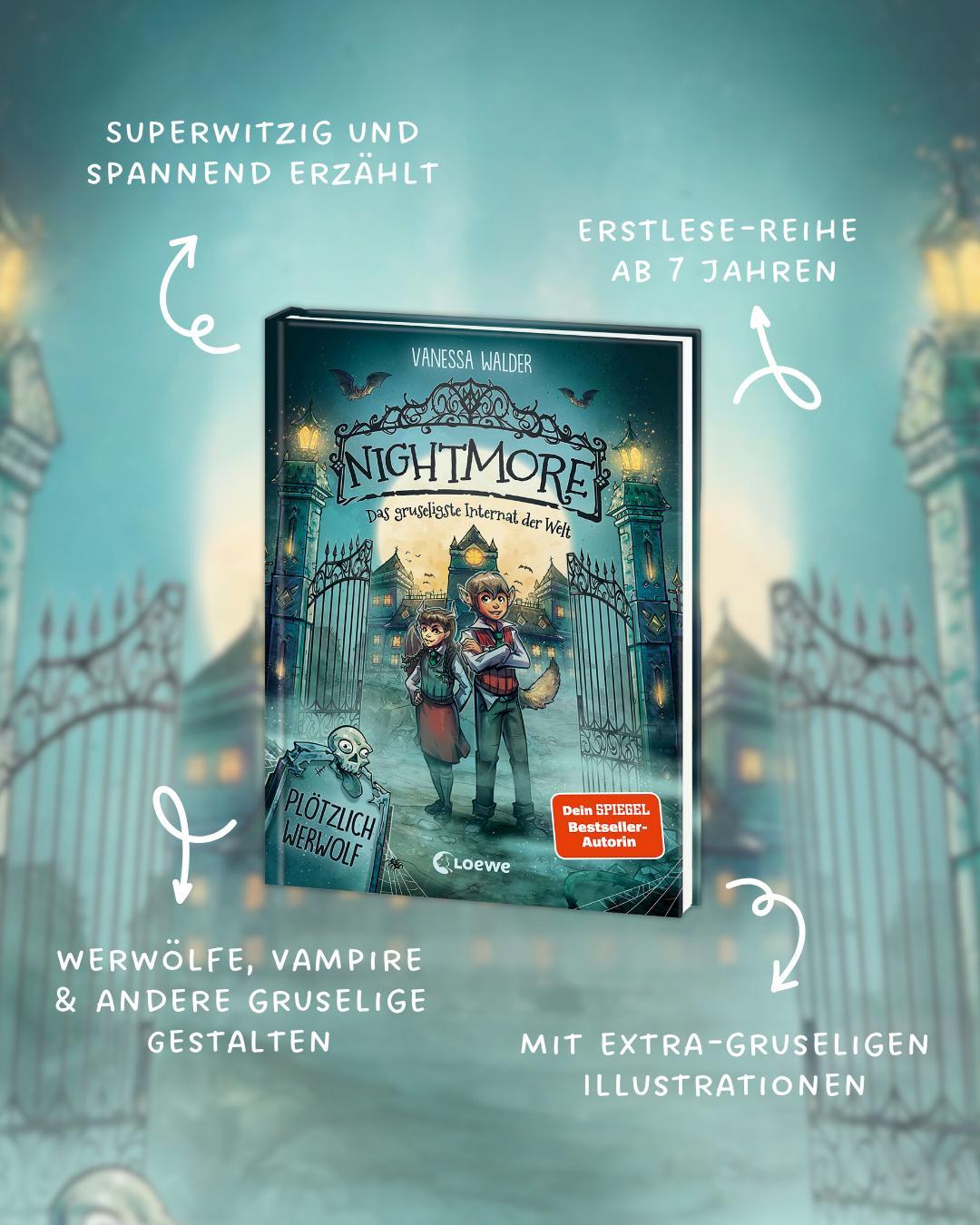 Beispielinhalt (Bild) Nightmore - Das gruseligste Internat der Welt (Band 1)