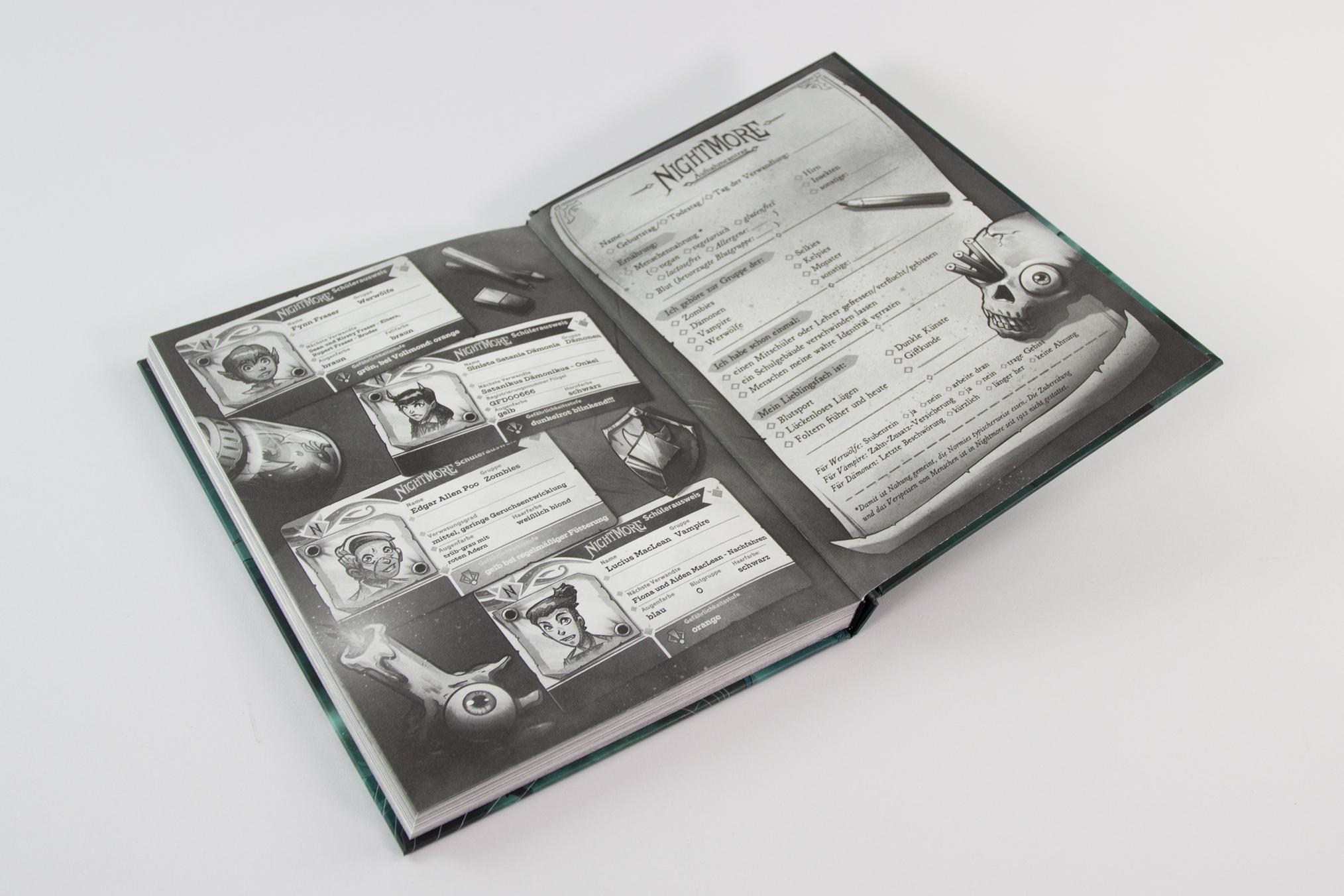 Beispielinhalt (Bild) Nightmore - Das gruseligste Internat der Welt (Band 1)