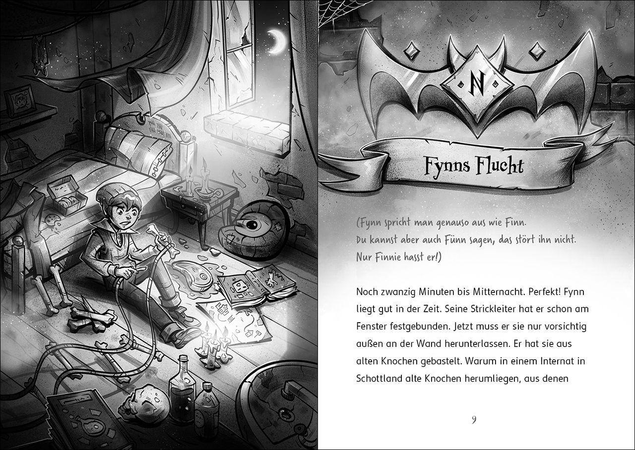 Beispielinhalt (Bild) Nightmore - Das gruseligste Internat der Welt (Band 1)