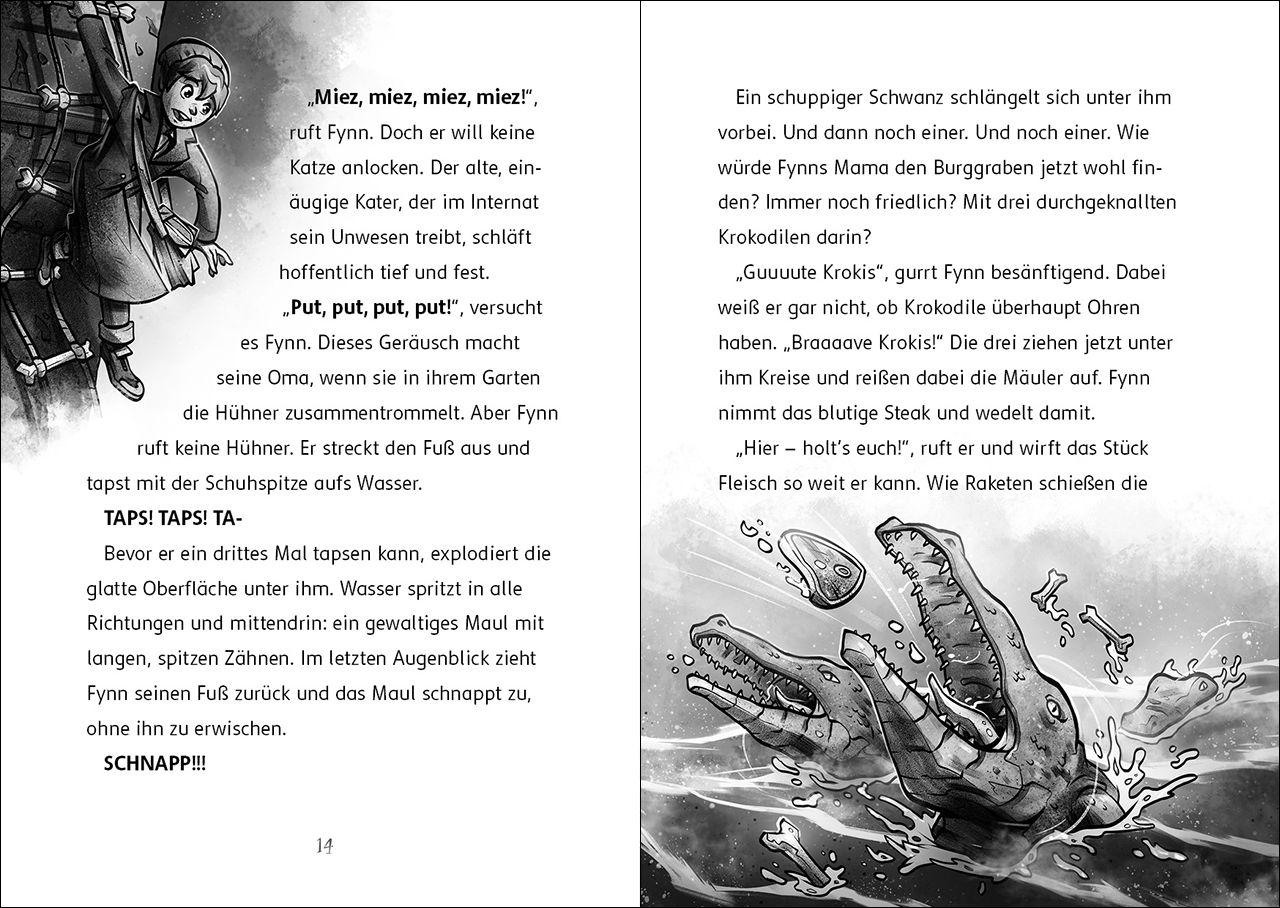 Beispielinhalt (Bild) Nightmore - Das gruseligste Internat der Welt (Band 1)