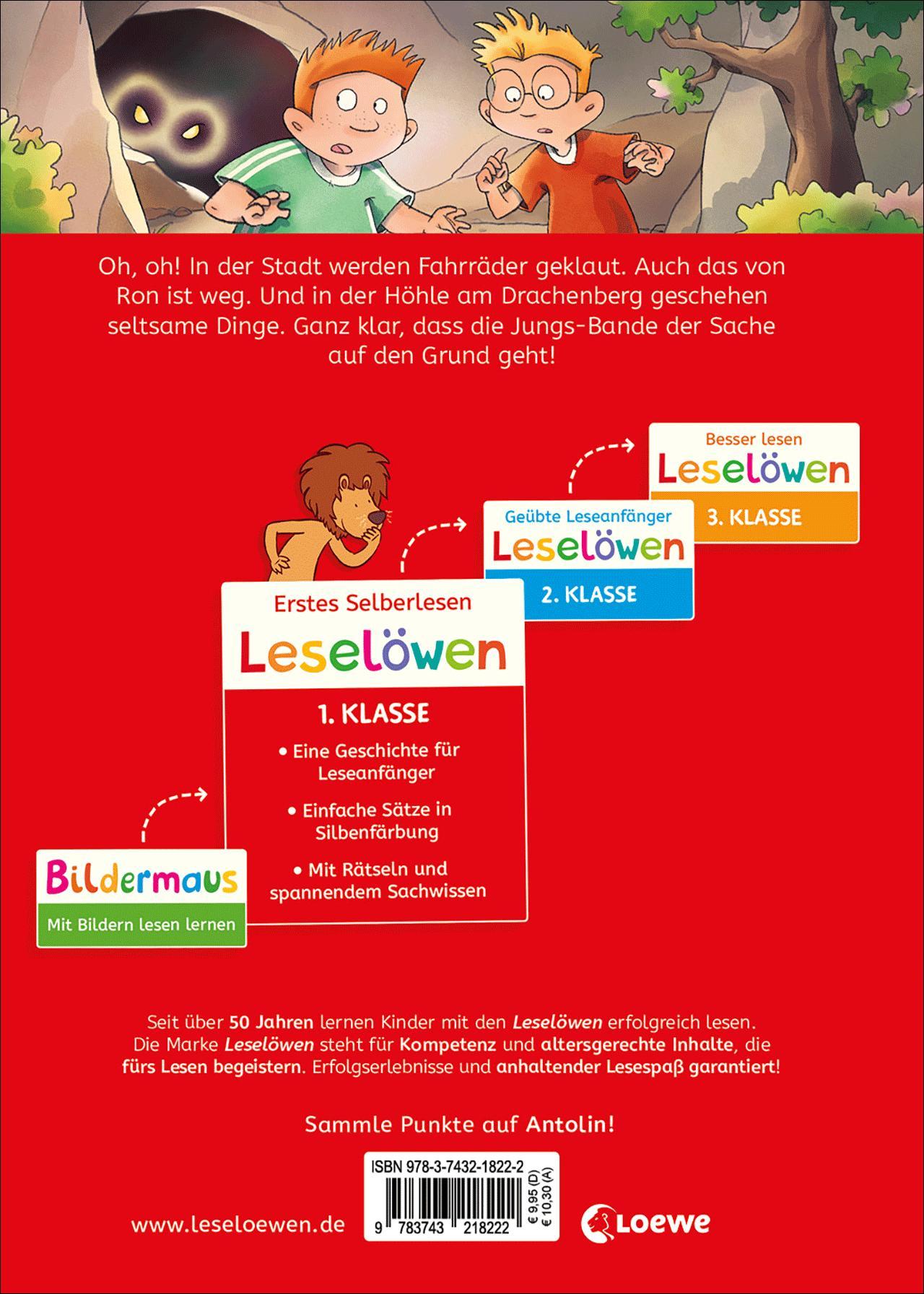 Beispielinhalt (Bild) Leselöwen 1. Klasse - Die Jungs-Bande auf Spurensuche