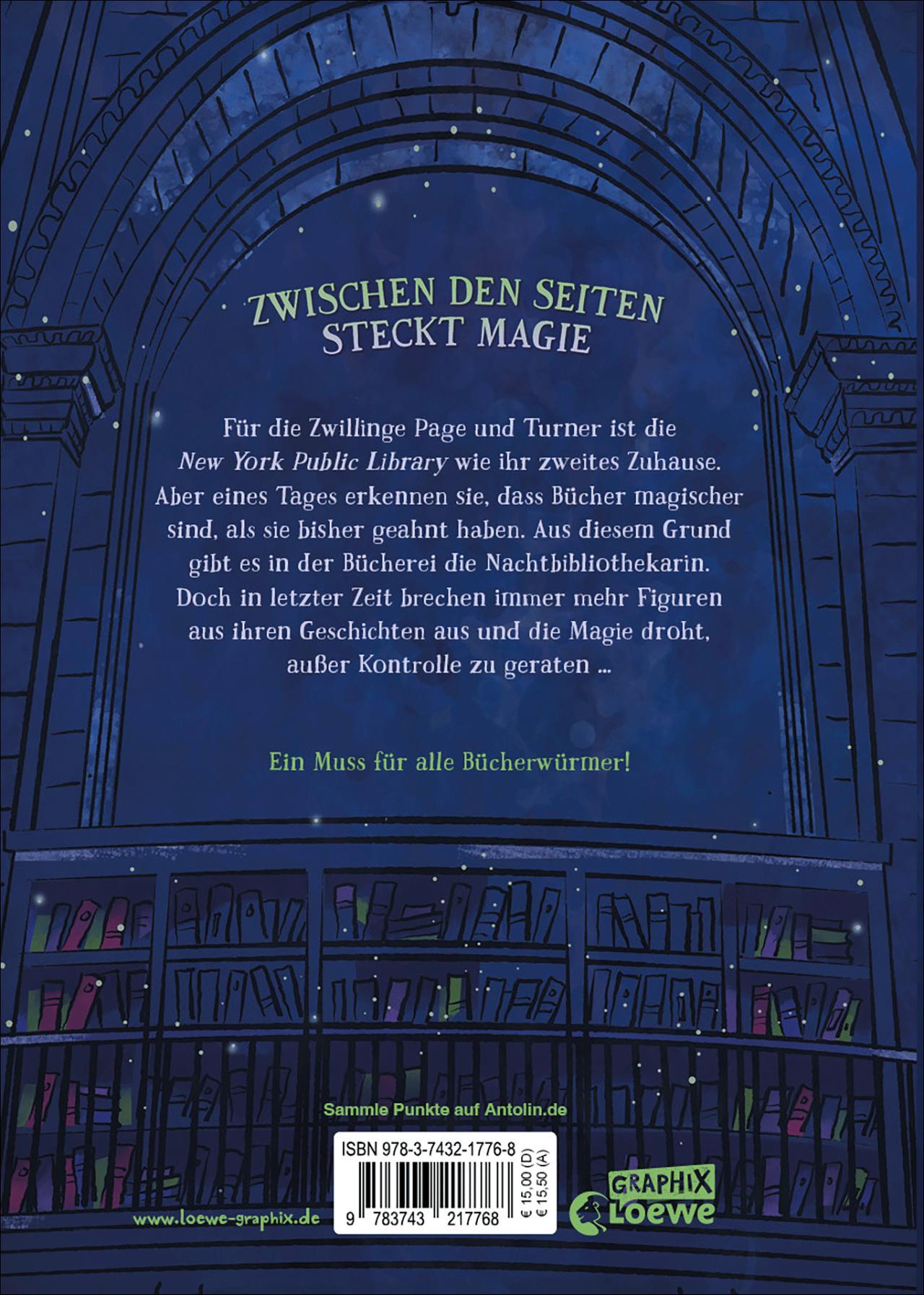 Beispielinhalt (Bild) Nachts in der Bibliothek (Band 1)