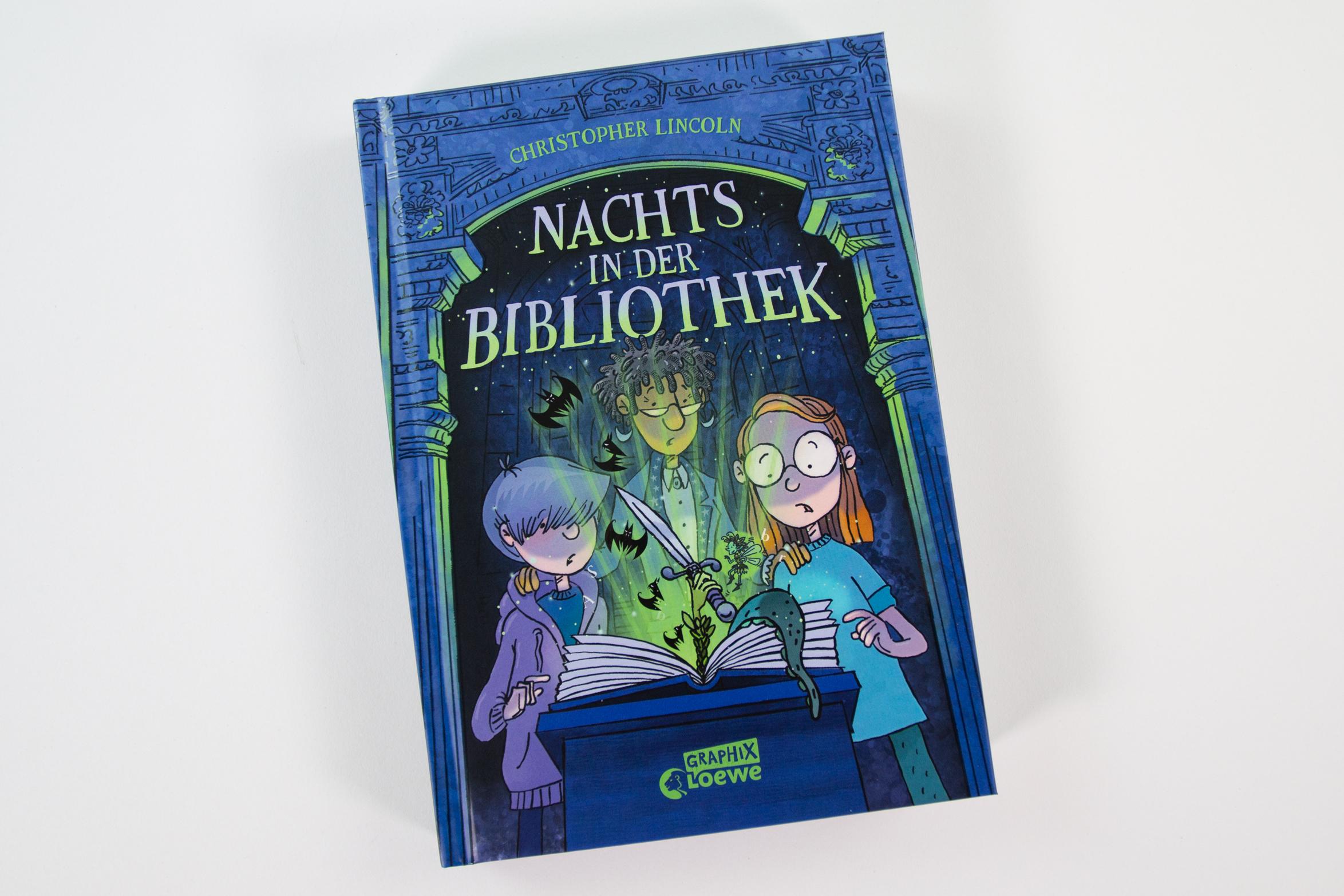 Beispielinhalt (Bild) Nachts in der Bibliothek (Band 1)