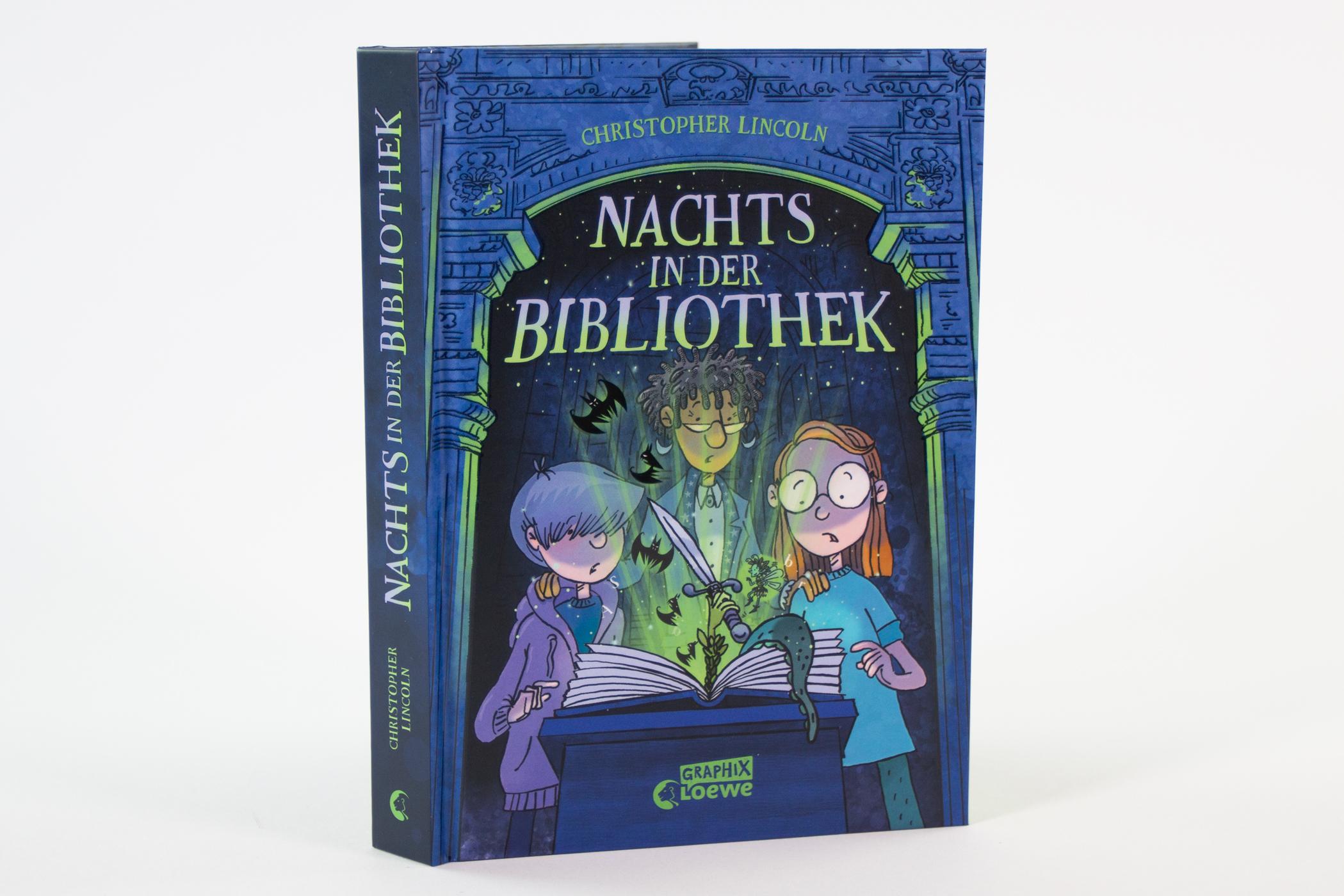 Beispielinhalt (Bild) Nachts in der Bibliothek (Band 1)