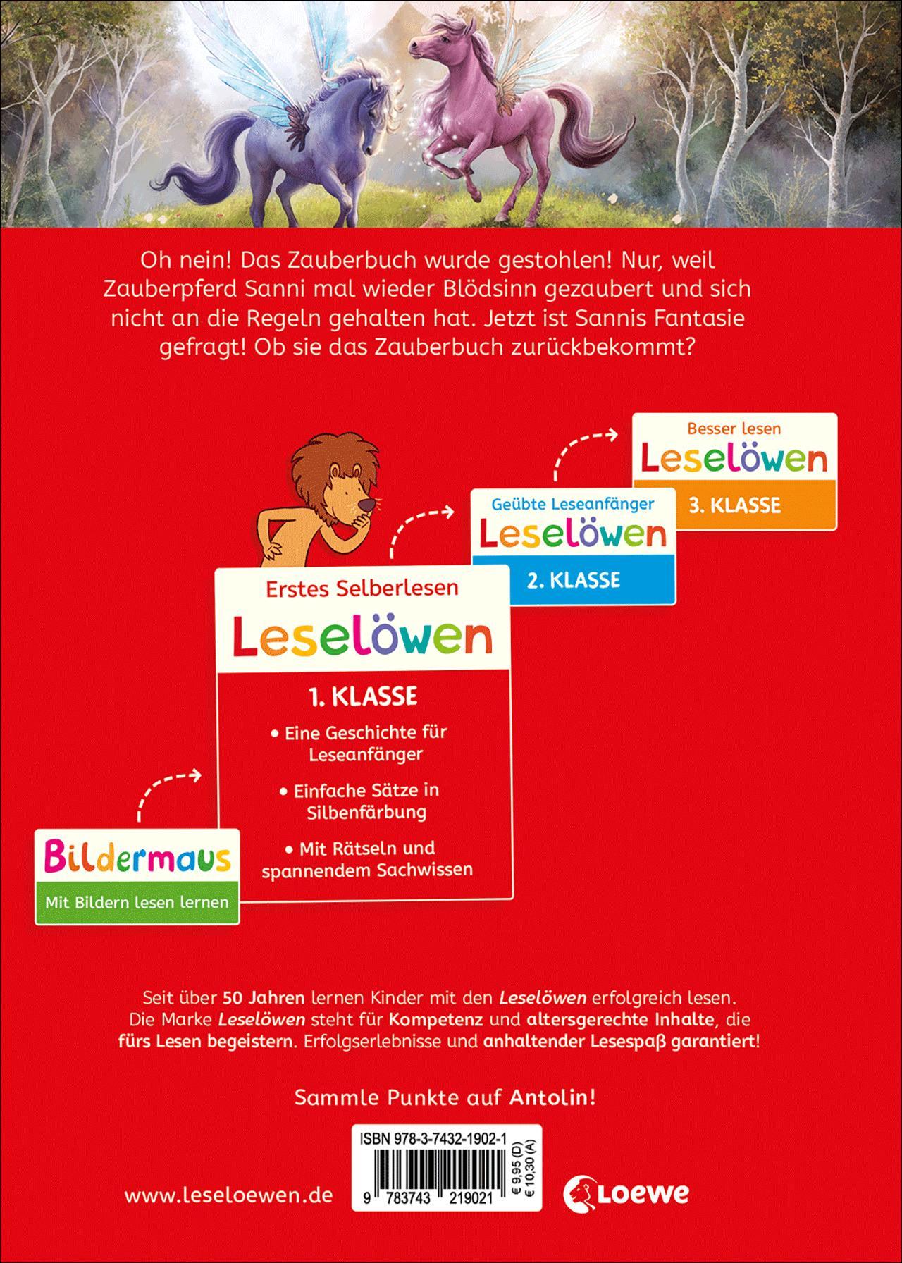 Beispielinhalt (Bild) Leselöwen 1. Klasse - Die Magie der Zauberpferde