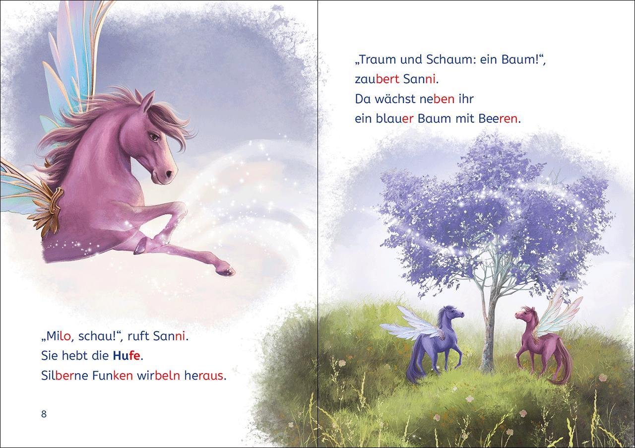 Beispielinhalt (Bild) Leselöwen 1. Klasse - Die Magie der Zauberpferde