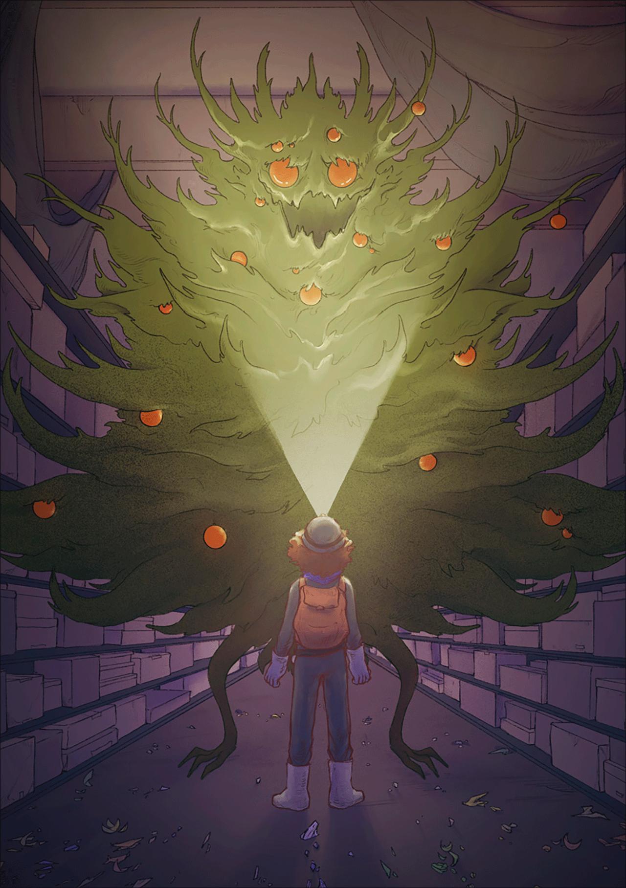 Beispielinhalt (Bild) Gespensterjäger und der Weihnachtsspuk (Band 5) - Mit 8 illustrierten Farbseiten