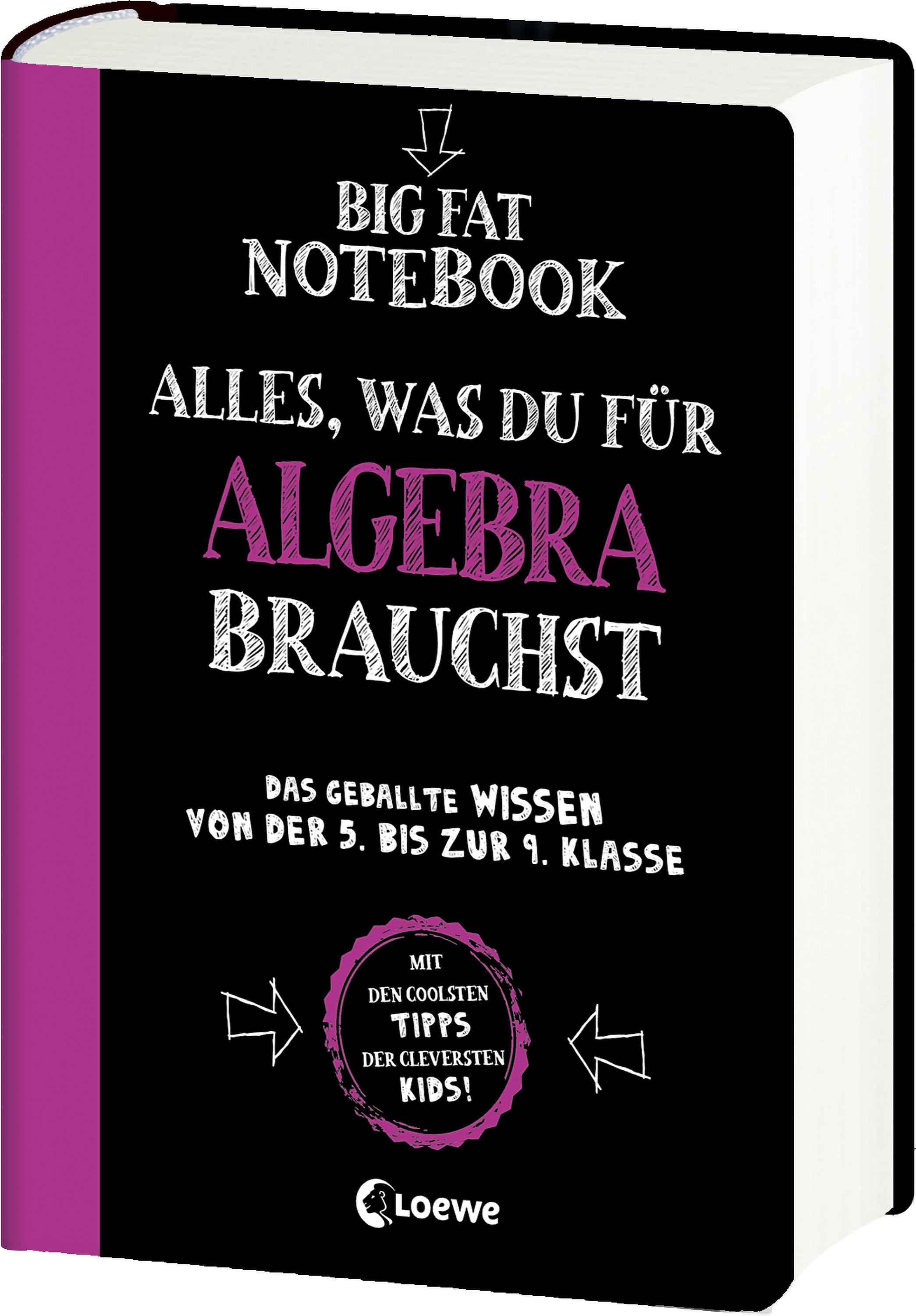 Vorderes Coverbild Big Fat Notebook - Alles, was du für Algebra brauchst