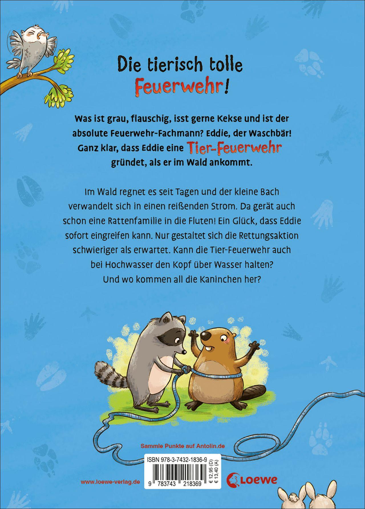 Beispielinhalt (Bild) Die Tier-Feuerwehr (Band 2) - Eine klitschnasse Rettungsaktion