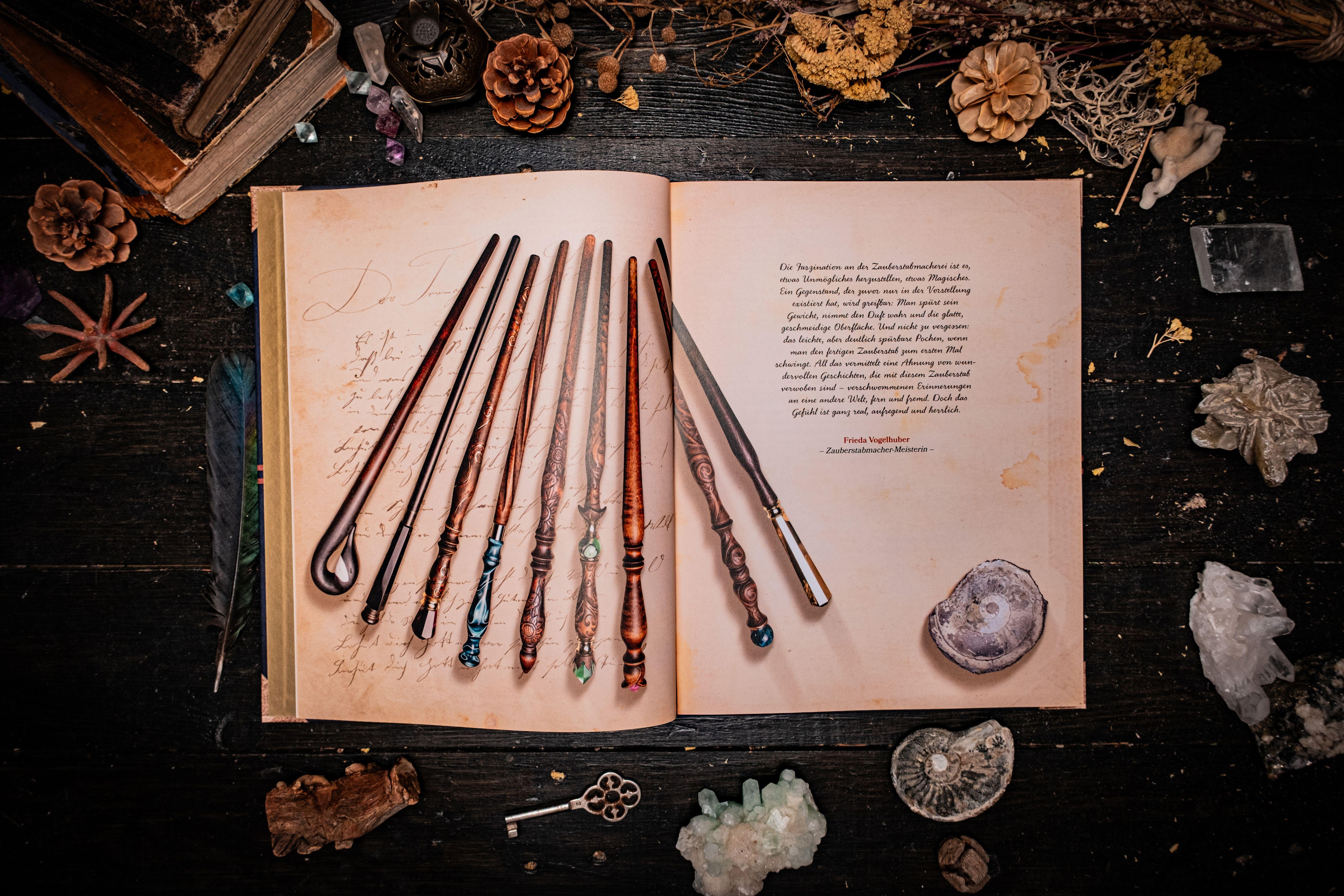 Beispielinhalt (Bild) Zauberstäbe und ihre Geheimnisse