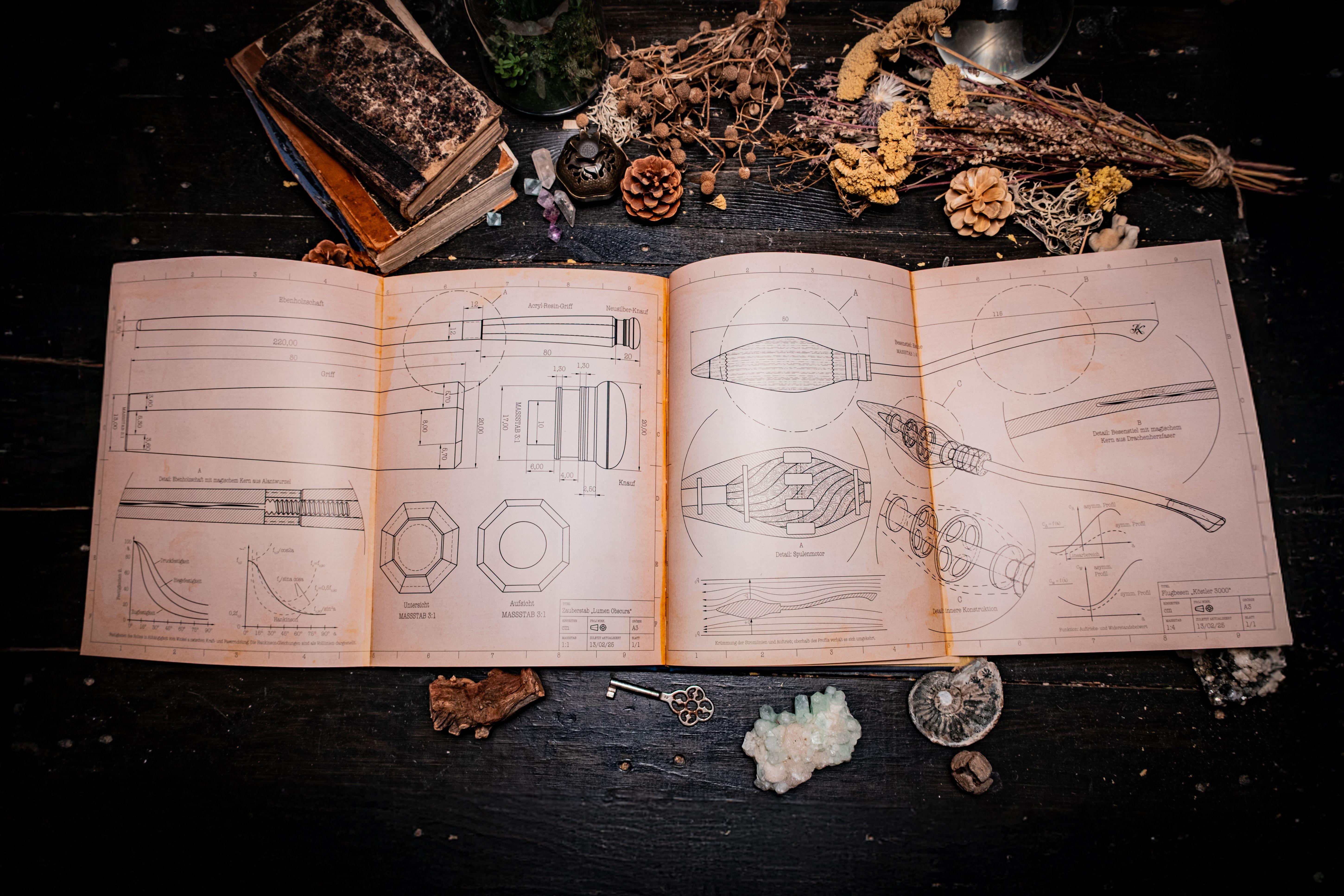 Beispielinhalt (Bild) Zauberstäbe und ihre Geheimnisse