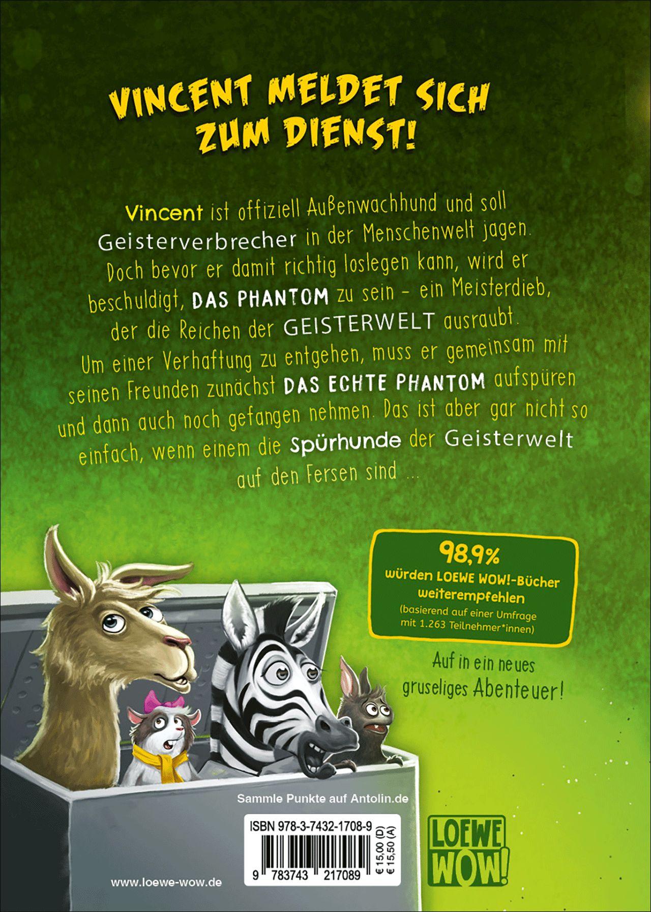 Beispielinhalt (Bild) Vincent jagt das Phantom (Band 5)