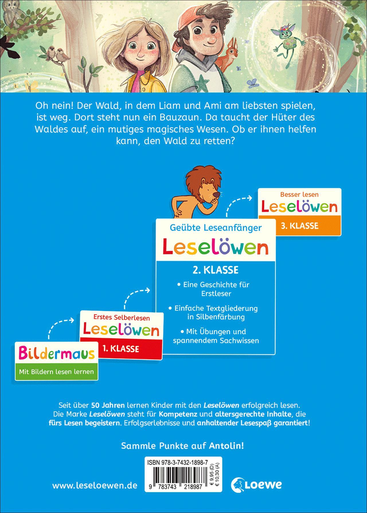 Beispielinhalt (Bild) Leselöwen 2. Klasse - Zwei Freunde und der Hüter des Waldes