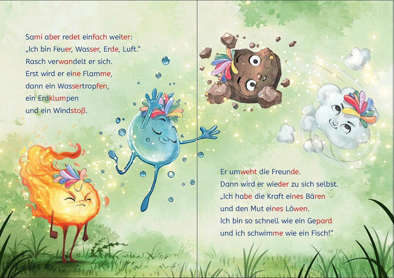 Beispielinhalt (Bild) Leselöwen 2. Klasse - Zwei Freunde und der Hüter des Waldes