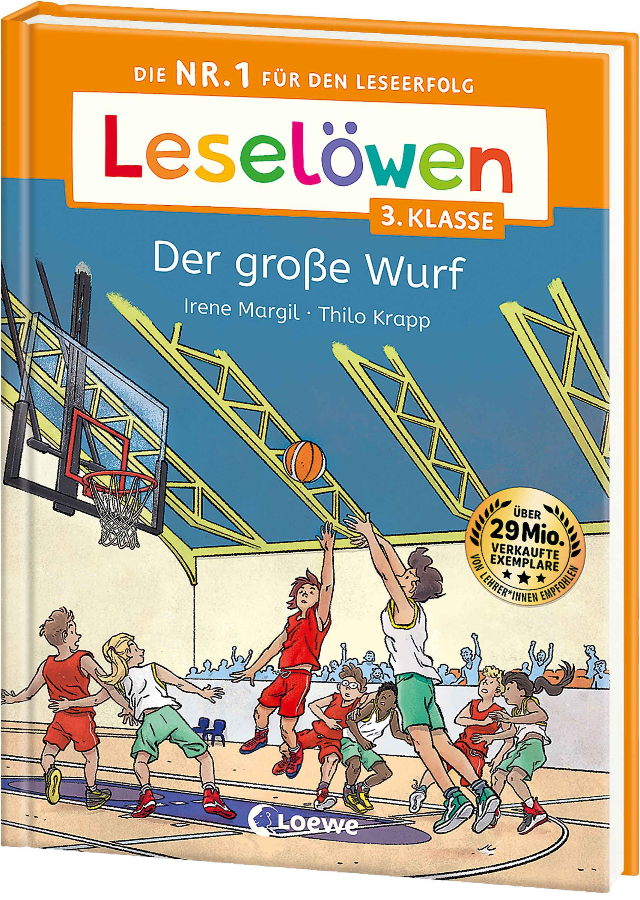 Vorderes Coverbild Leselöwen 3. Klasse - Der große Wurf
