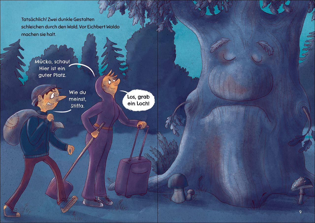 Beispielinhalt (Bild) Der Wald lebt! (Band 1) - Gemeinsam gegen das Böse