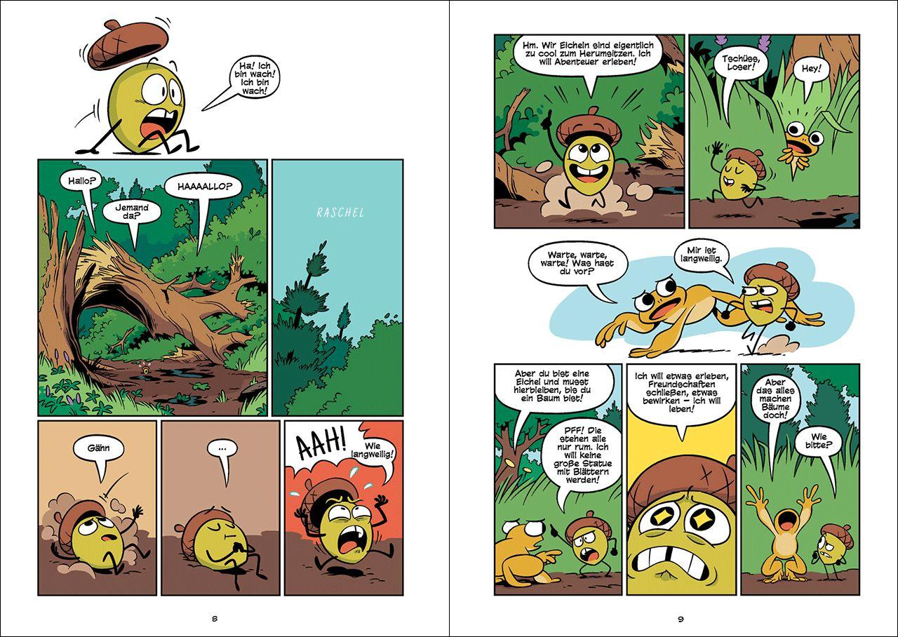 Beispielinhalt (Bild) Superbrain-Comics - Im Reich der Bäume