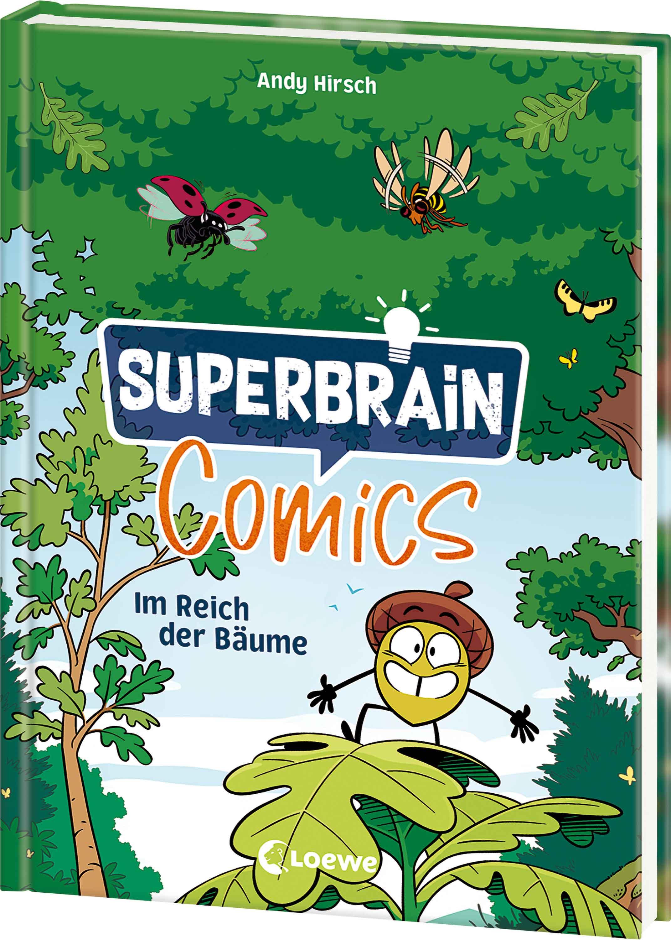 Vorderes Coverbild Superbrain-Comics - Im Reich der Bäume
