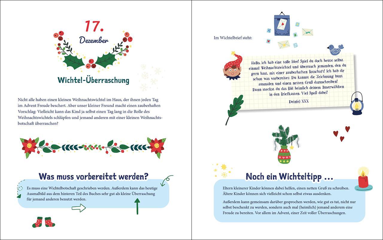 Beispielinhalt (Bild) Mit unserem Wichtel durch die Weihnachtszeit