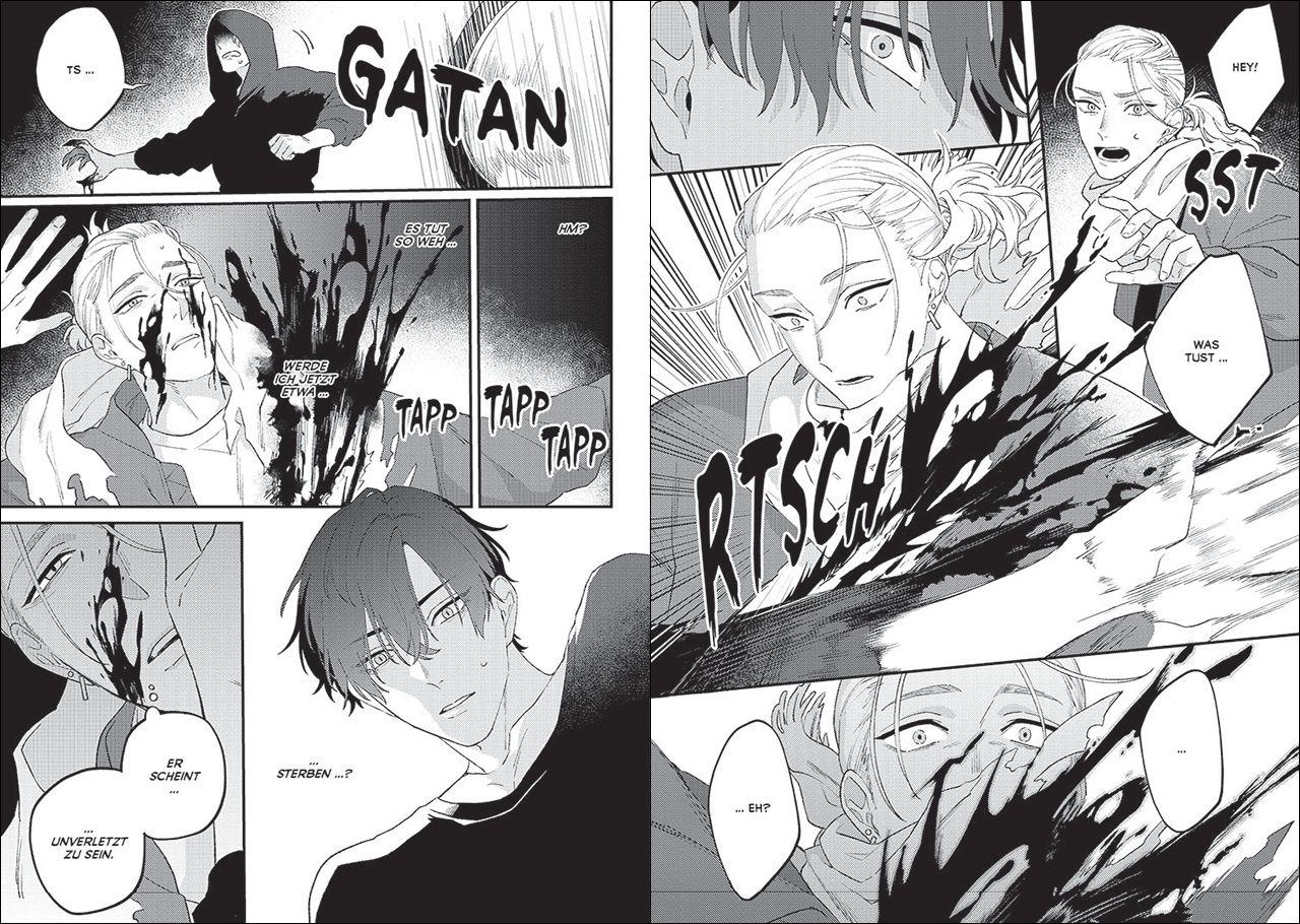 Beispielinhalt (Bild) Bissspuren und Fluorit