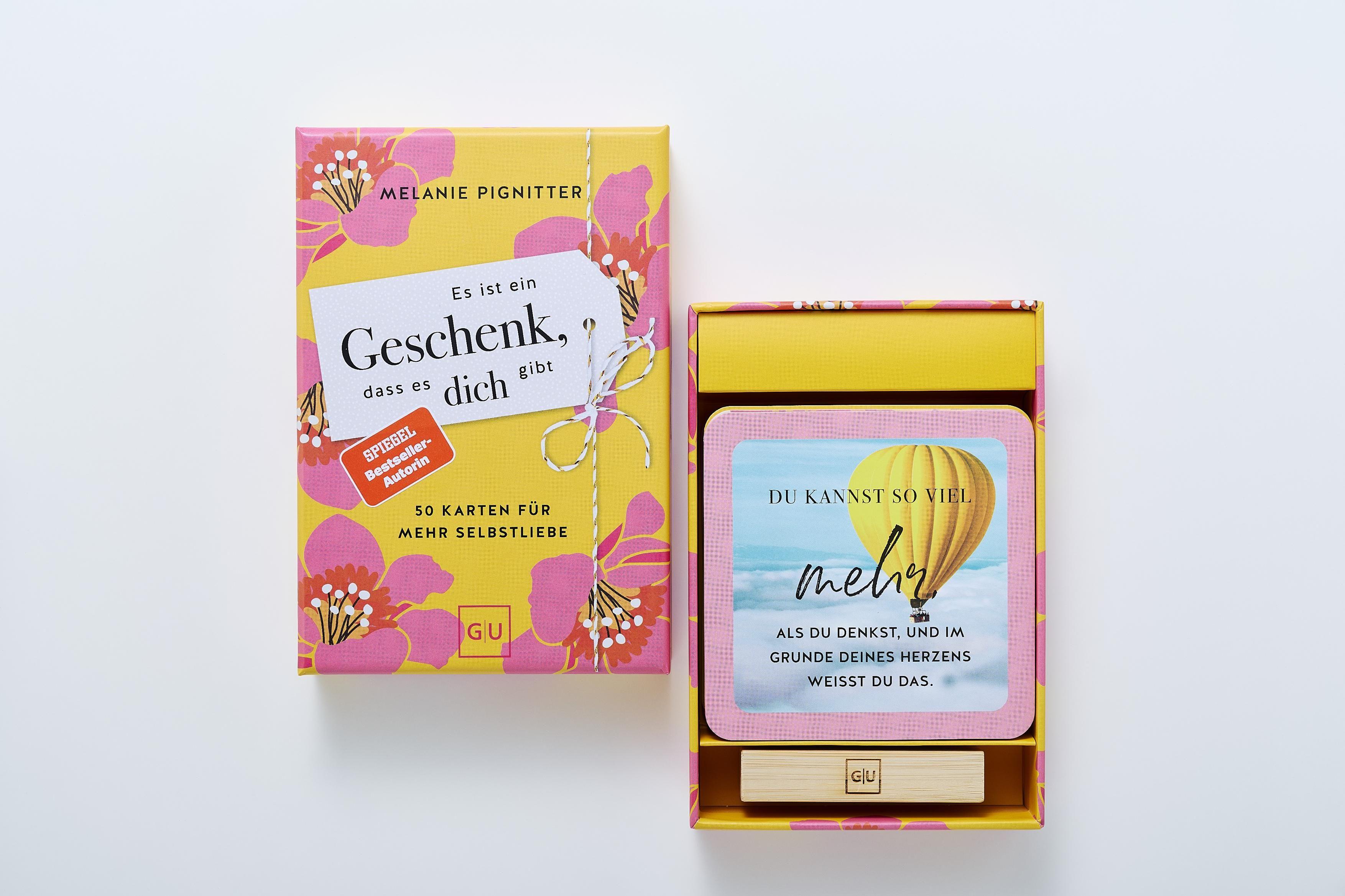 Beispielinhalt (Bild) Es ist ein Geschenk, dass es dich gibt - Das Kartenset zum SPIEGEL Bestseller