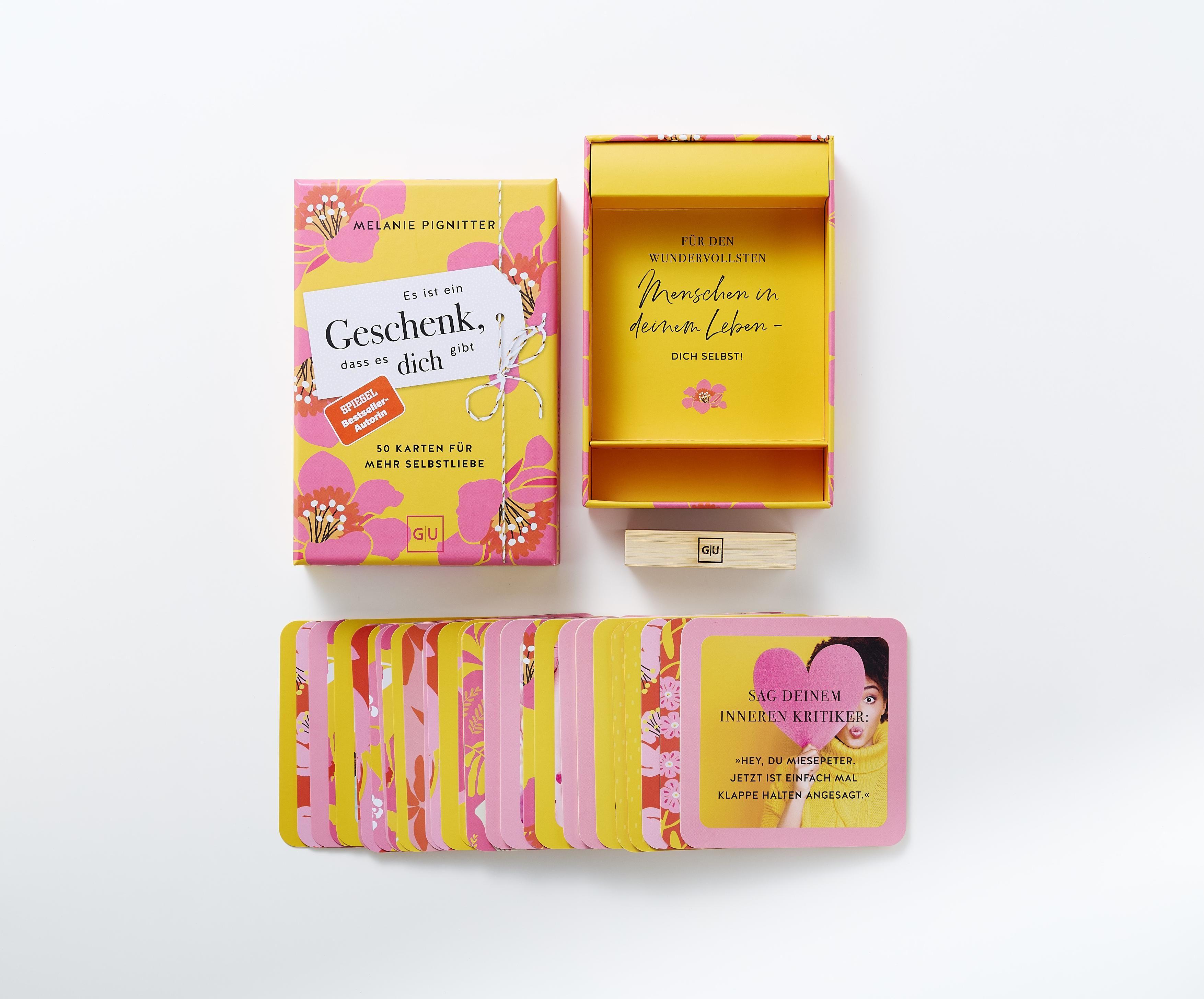 Beispielinhalt (Bild) Es ist ein Geschenk, dass es dich gibt - Das Kartenset zum SPIEGEL Bestseller