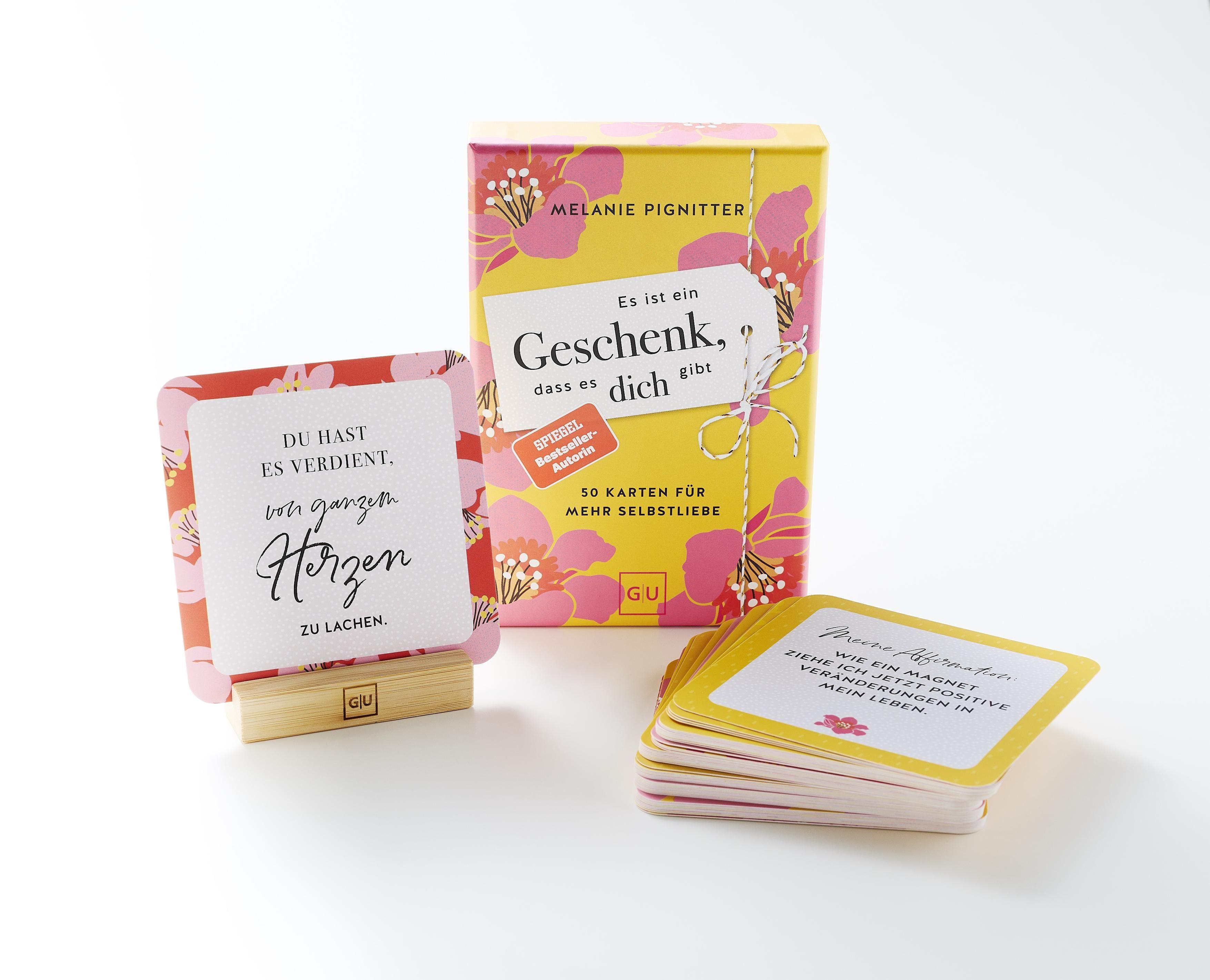 Beispielinhalt (Bild) Es ist ein Geschenk, dass es dich gibt - Das Kartenset zum SPIEGEL Bestseller