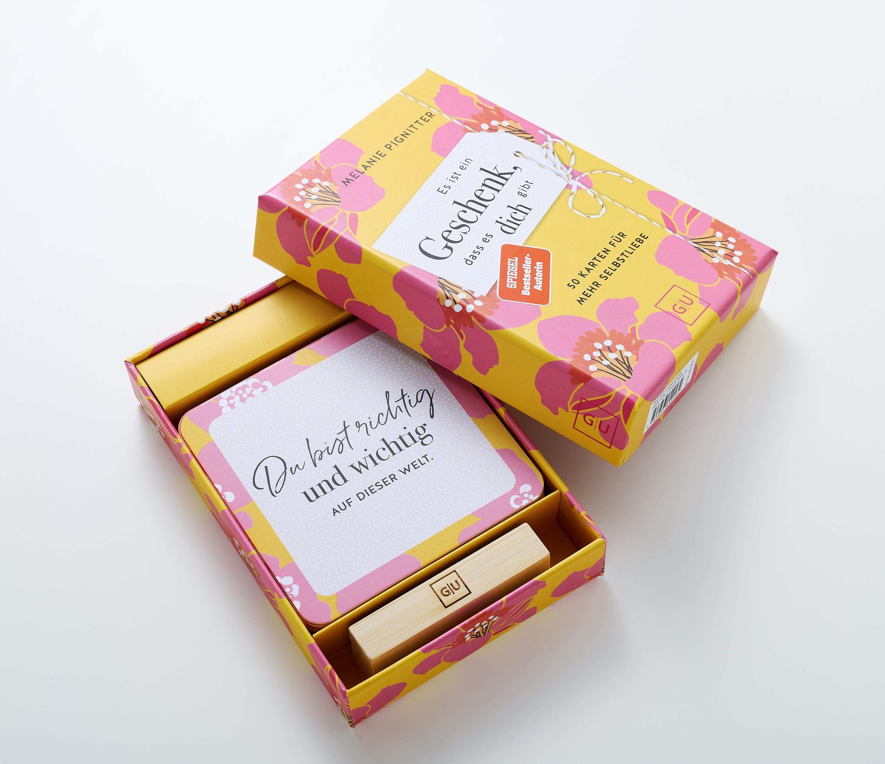 Beispielinhalt (Bild) Es ist ein Geschenk, dass es dich gibt - Das Kartenset zum SPIEGEL Bestseller