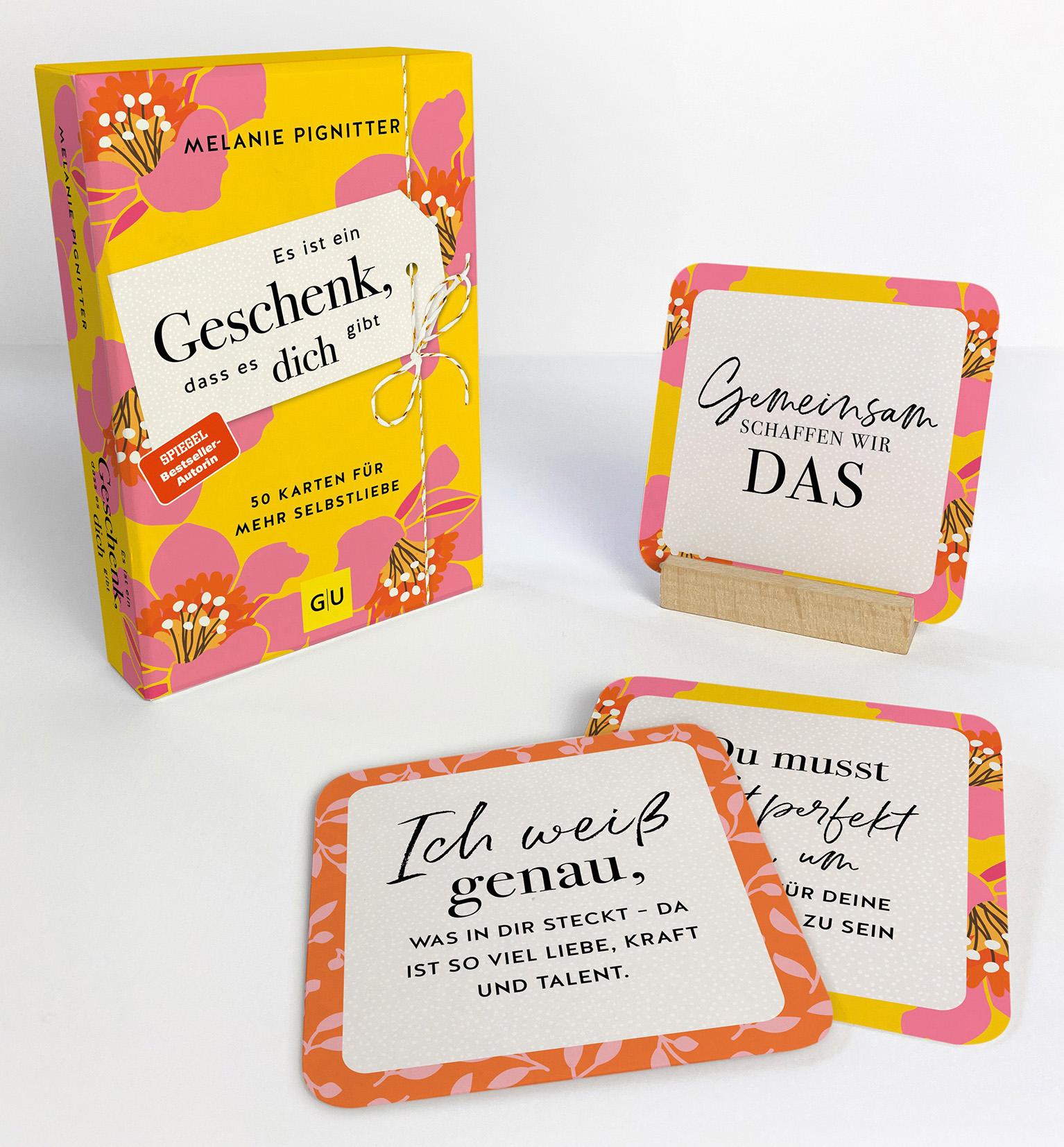 Vorderes Coverbild Es ist ein Geschenk, dass es dich gibt - Das Kartenset zum SPIEGEL Bestseller