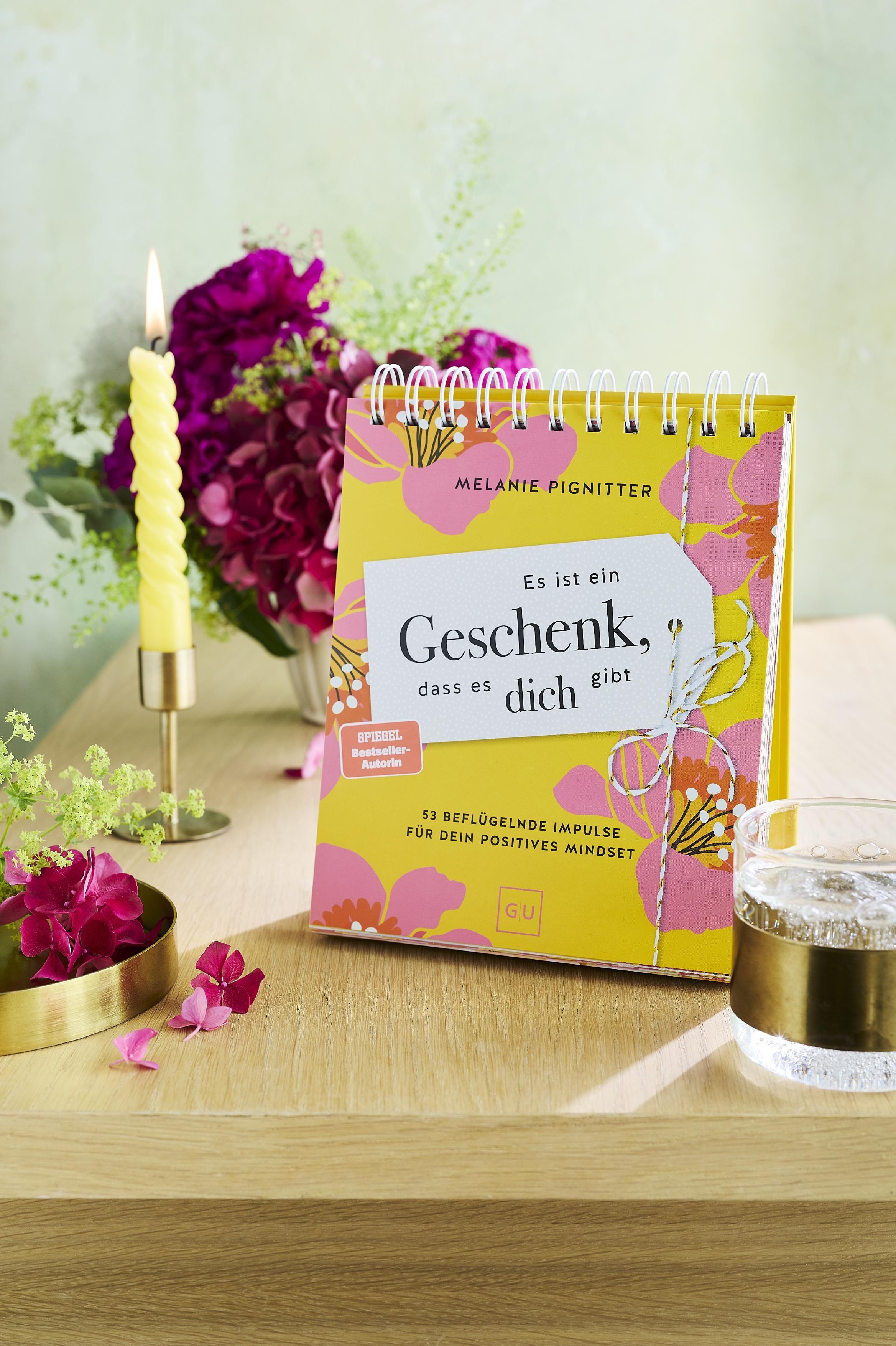 Beispielinhalt (Bild) Es ist ein Geschenk, dass es dich gibt - Der Tischaufsteller zum SPIEGEL Bestseller