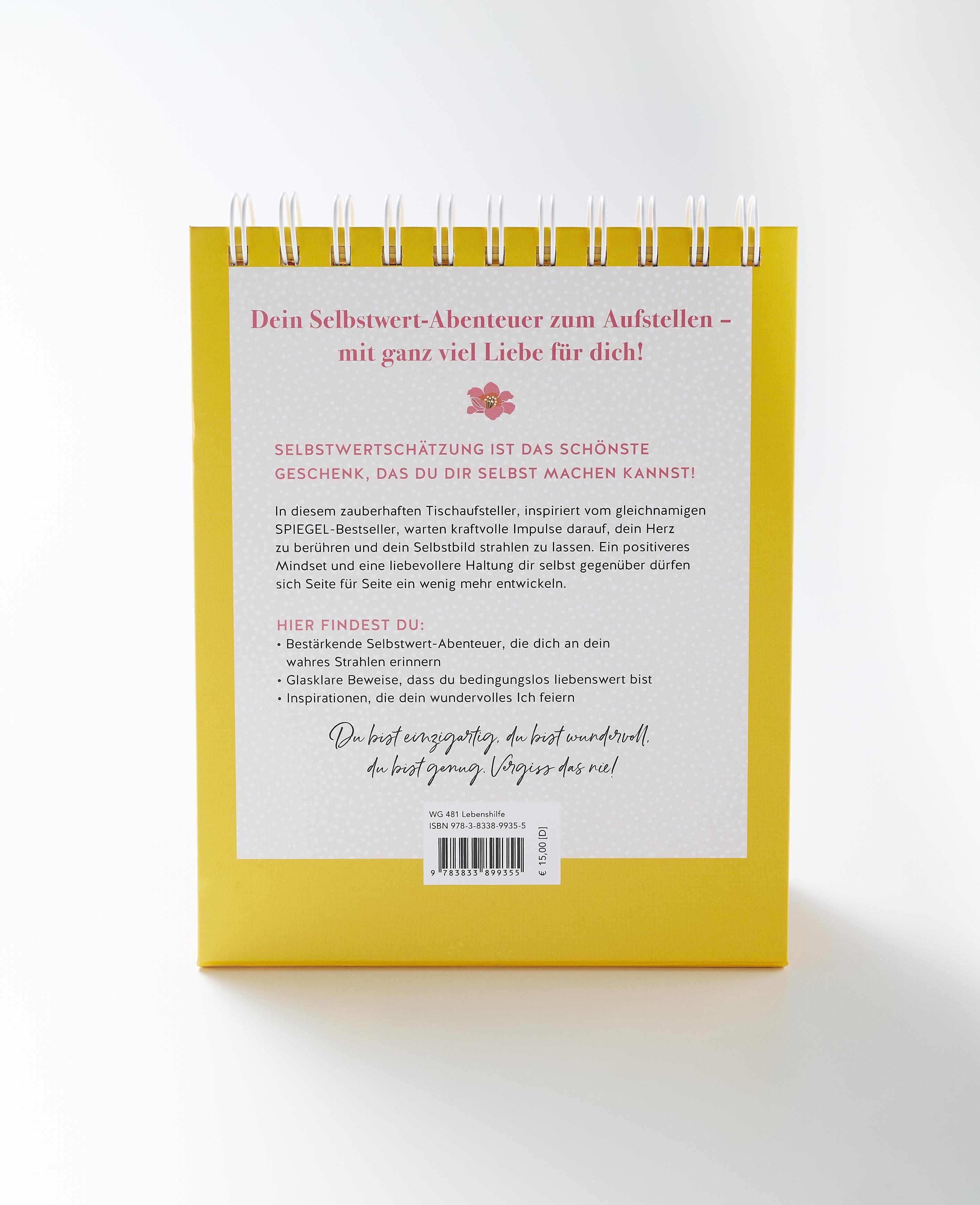 Beispielinhalt (Bild) Es ist ein Geschenk, dass es dich gibt - Der Tischaufsteller zum SPIEGEL Bestseller