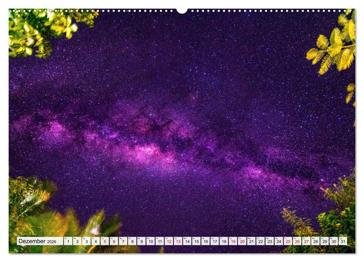 Beispielinhalt (Bild) Summer Paradise Fiji (Wandkalender 2026 DIN A2 quer), CALVENDO Monatskalender