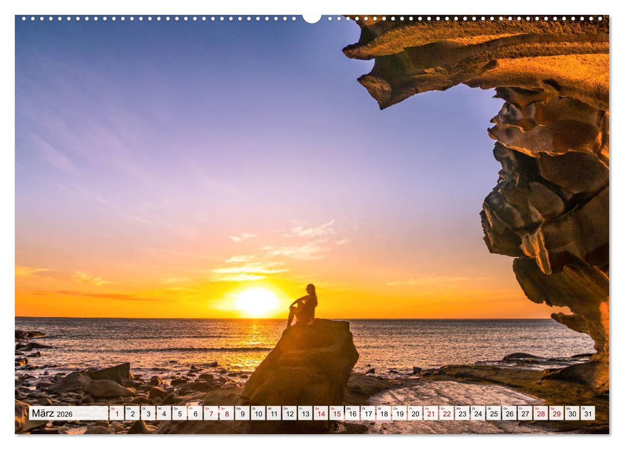 Beispielinhalt (Bild) Summer Paradise Fiji (Wandkalender 2026 DIN A2 quer), CALVENDO Monatskalender