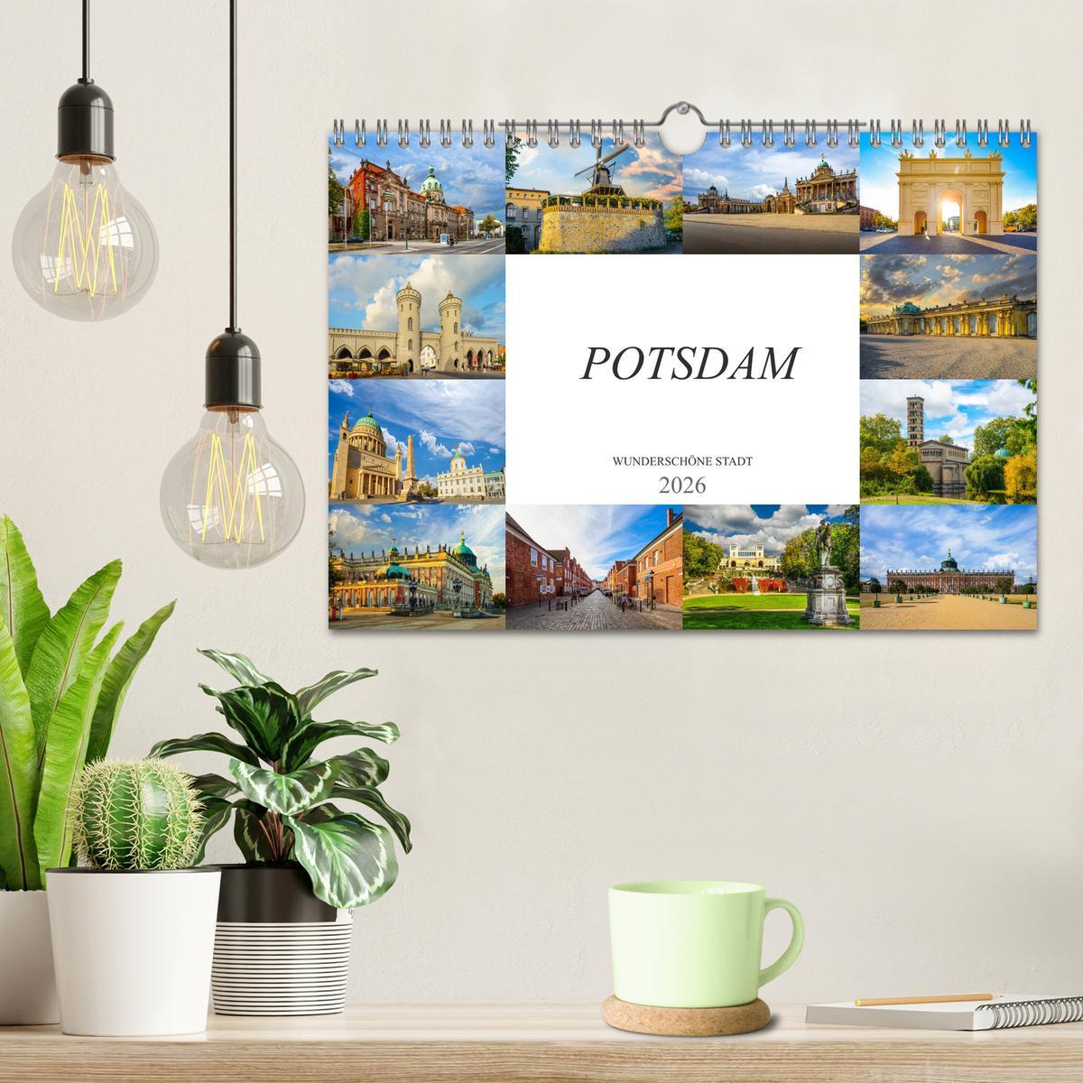 Beispielinhalt (Bild) Potsdam Wunderschöne Stadt (Wandkalender 2026 DIN A4 quer), CALVENDO Monatskalender