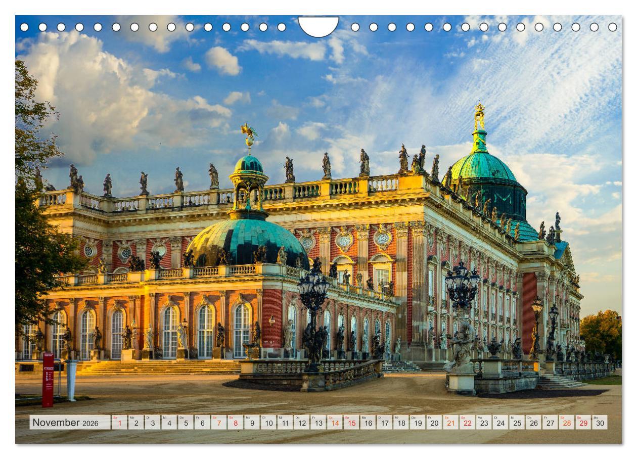 Beispielinhalt (Bild) Potsdam Wunderschöne Stadt (Wandkalender 2026 DIN A4 quer), CALVENDO Monatskalender