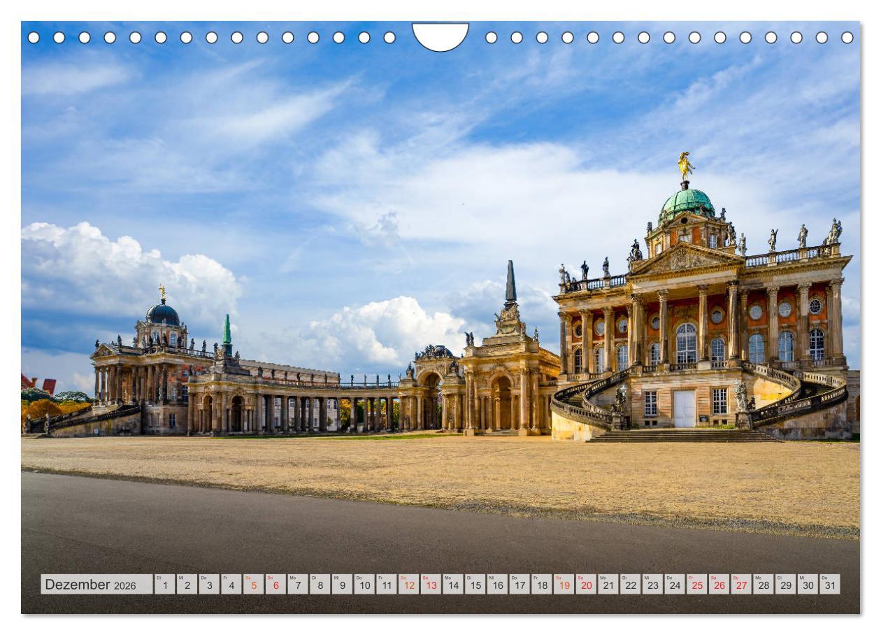 Beispielinhalt (Bild) Potsdam Wunderschöne Stadt (Wandkalender 2026 DIN A4 quer), CALVENDO Monatskalender