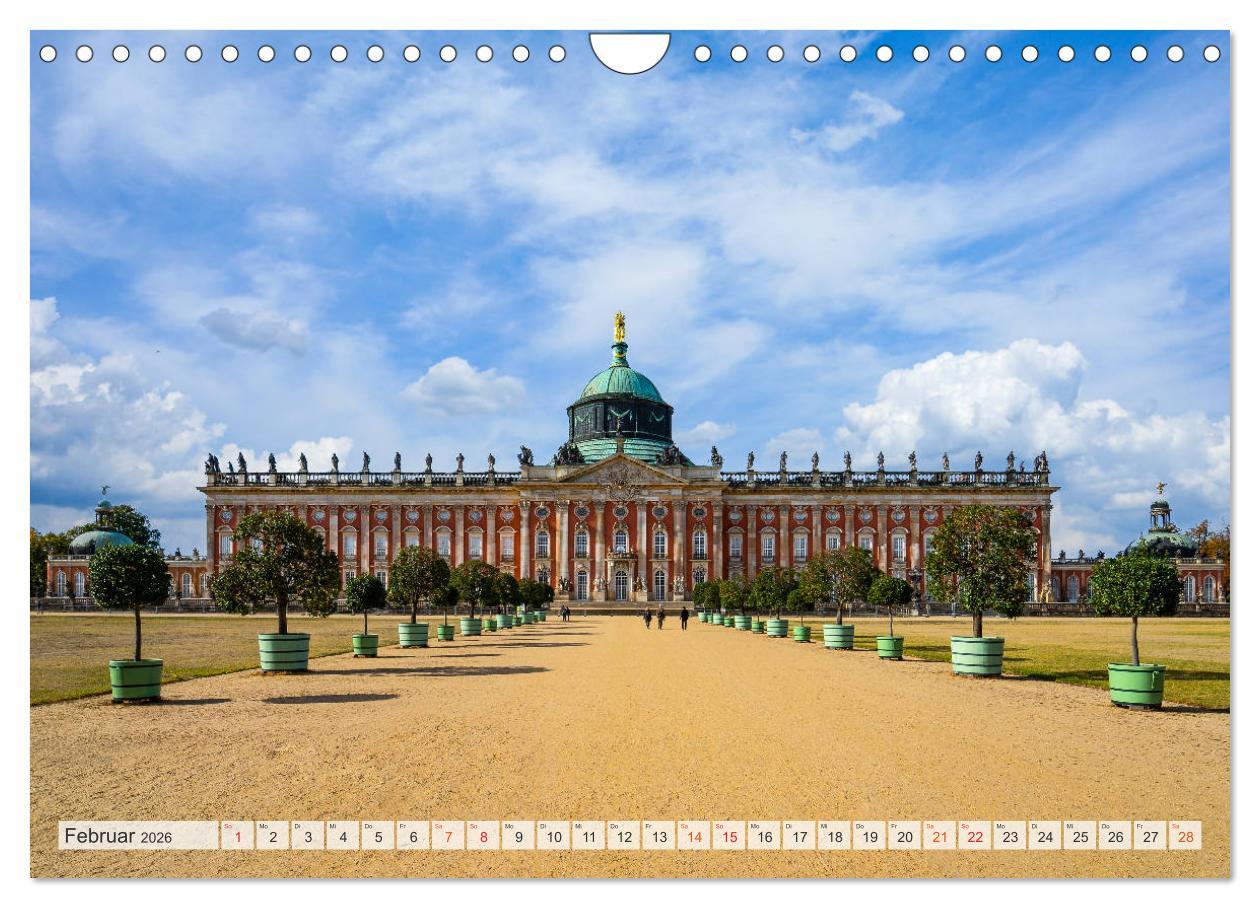 Beispielinhalt (Bild) Potsdam Wunderschöne Stadt (Wandkalender 2026 DIN A4 quer), CALVENDO Monatskalender