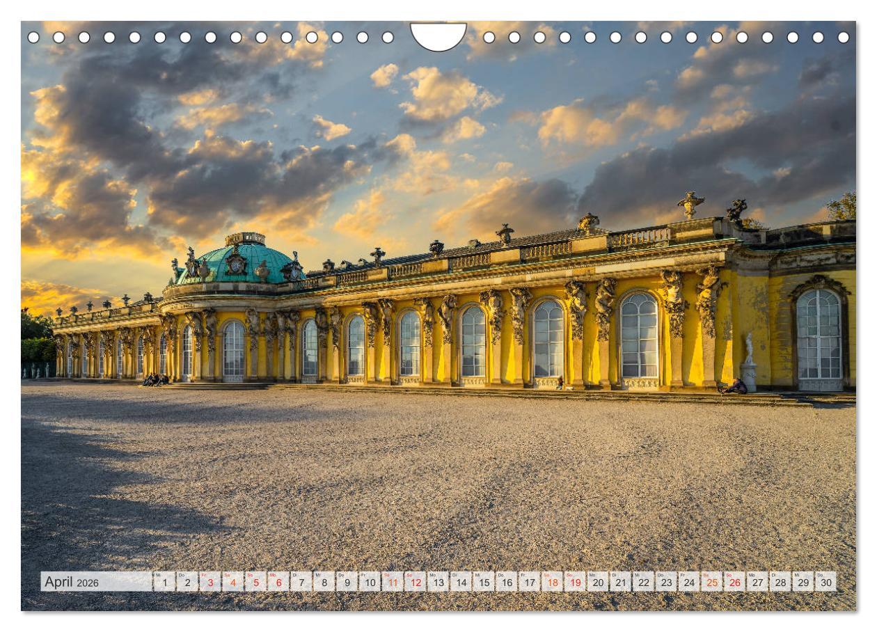 Beispielinhalt (Bild) Potsdam Wunderschöne Stadt (Wandkalender 2026 DIN A4 quer), CALVENDO Monatskalender