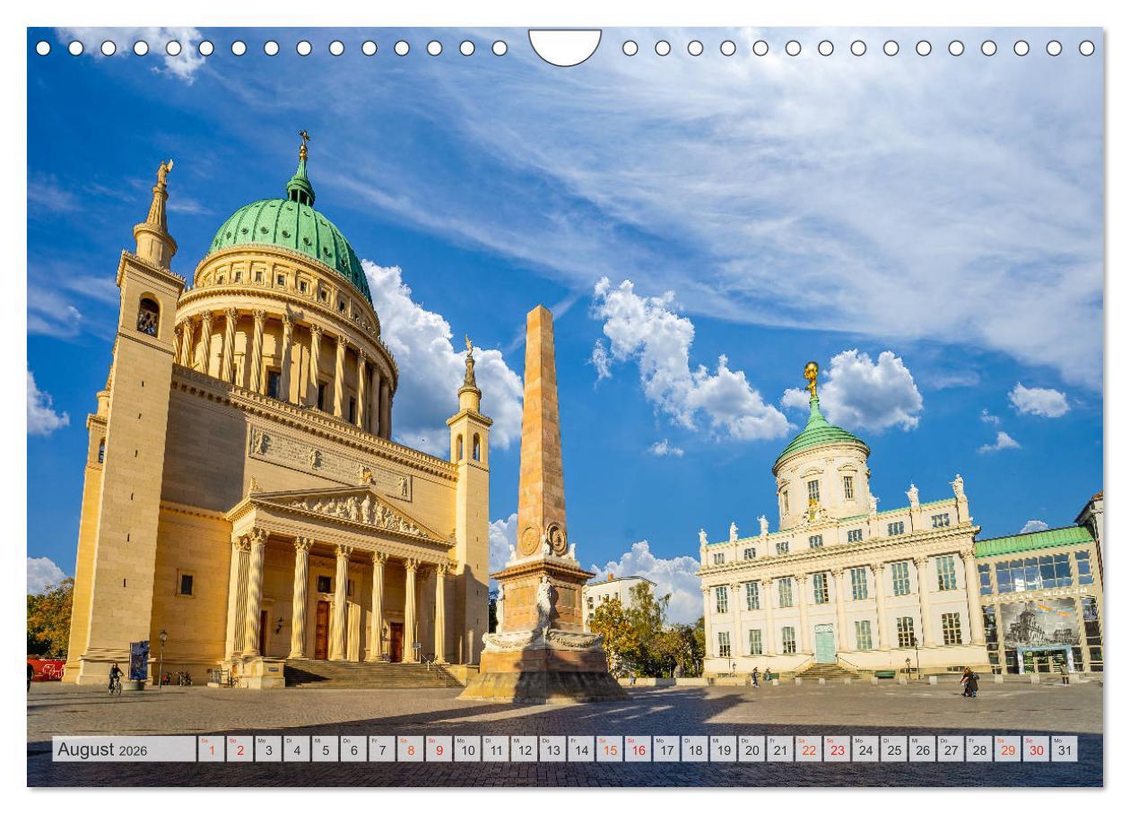 Beispielinhalt (Bild) Potsdam Wunderschöne Stadt (Wandkalender 2026 DIN A4 quer), CALVENDO Monatskalender
