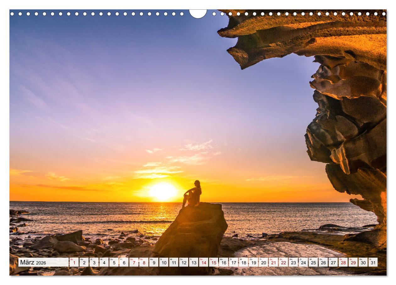 Beispielinhalt (Bild) Summer Paradise Fiji (Wandkalender 2026 DIN A3 quer), CALVENDO Monatskalender